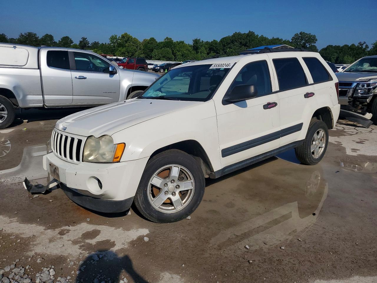 2006 Jeep Grand Cherokee Laredo White vin: 1J8GS48K16C310504