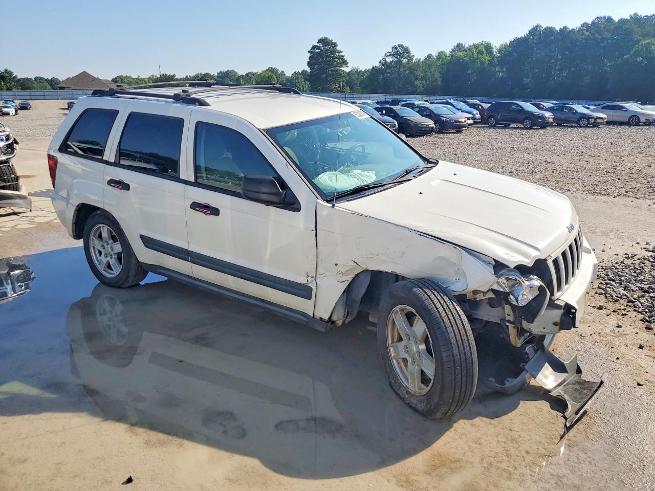 2006 Jeep Grand Cherokee Laredo White vin: 1J8GS48K16C310504