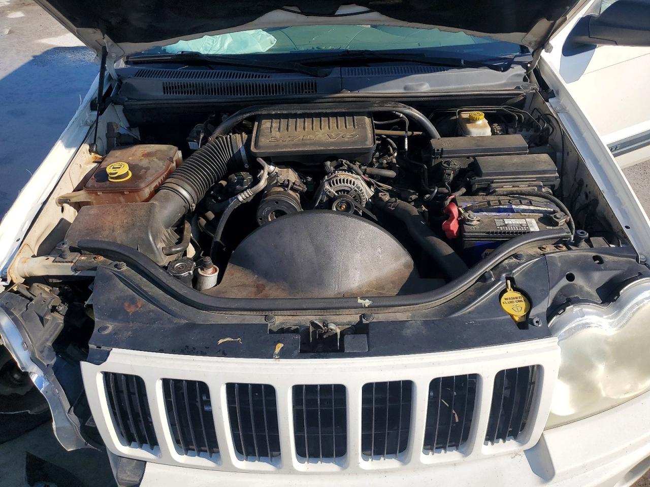 2006 Jeep Grand Cherokee Laredo White vin: 1J8GS48K16C310504