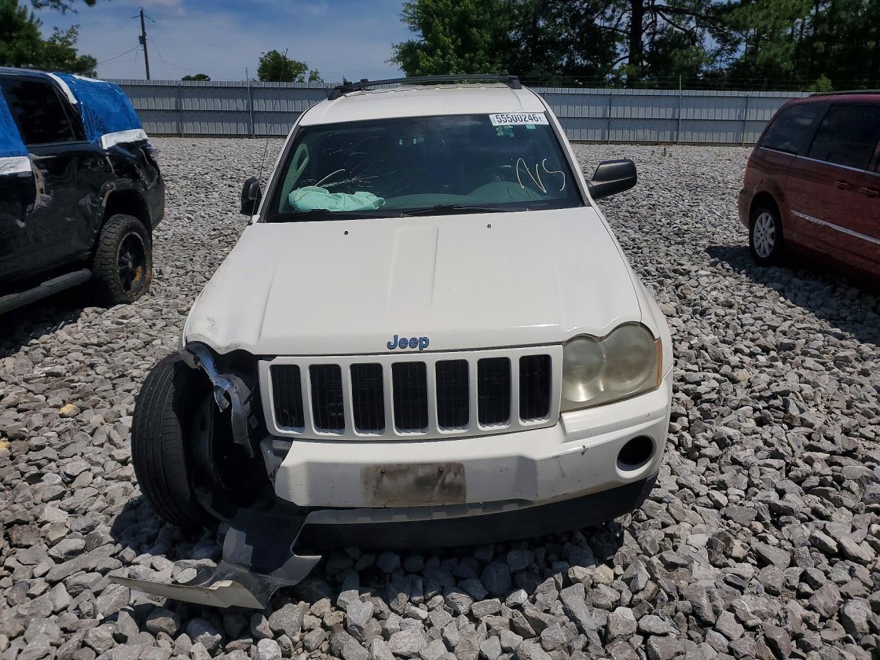 2006 Jeep Grand Cherokee Laredo White vin: 1J8GS48K16C310504