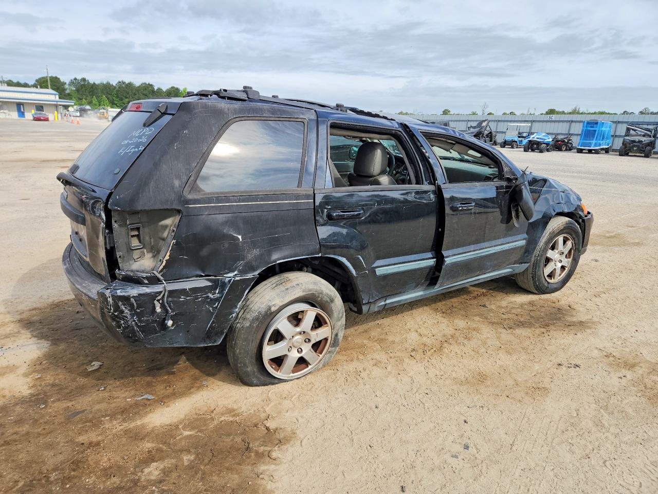 2008 Jeep Grand Cherokee Laredo Black vin: 1J8GS48K18C129115
