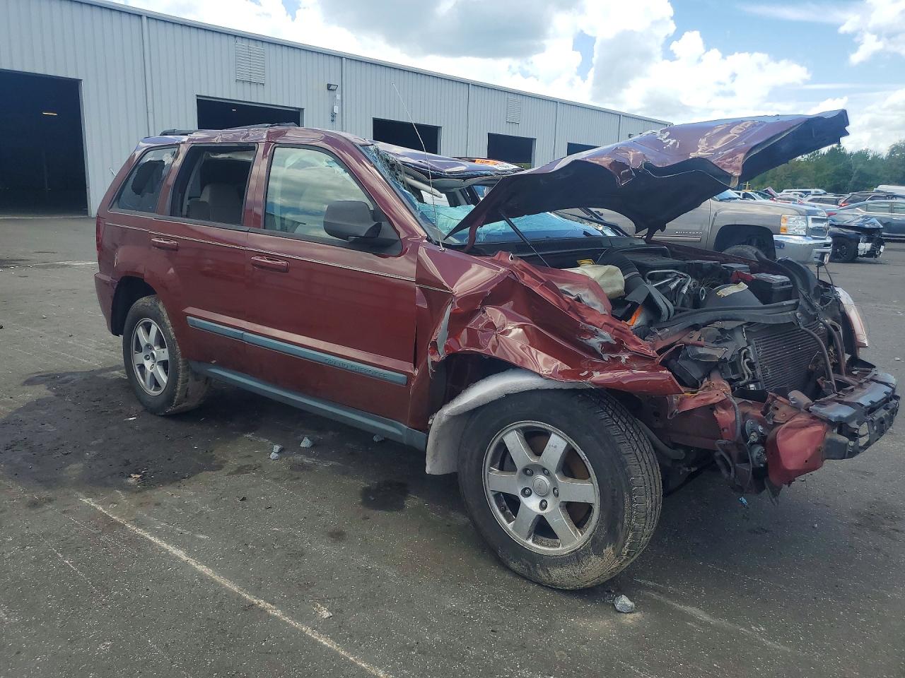 2008 Jeep Grand Cherokee Laredo Burgundy vin: 1J8GS48K18C154368