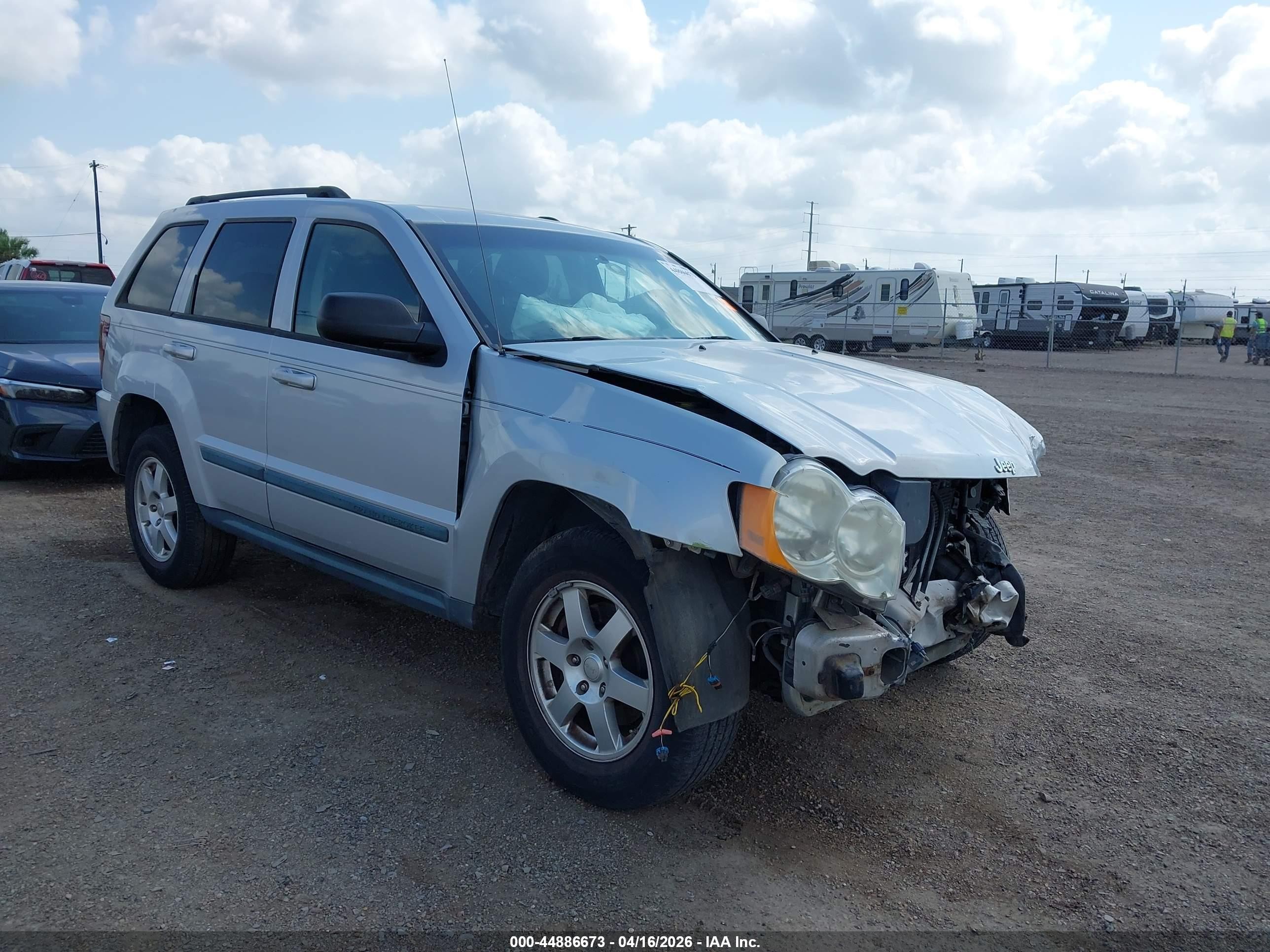 2008 Jeep Grand Cherokee Laredo Серый vin: 1J8GS48K18C162244