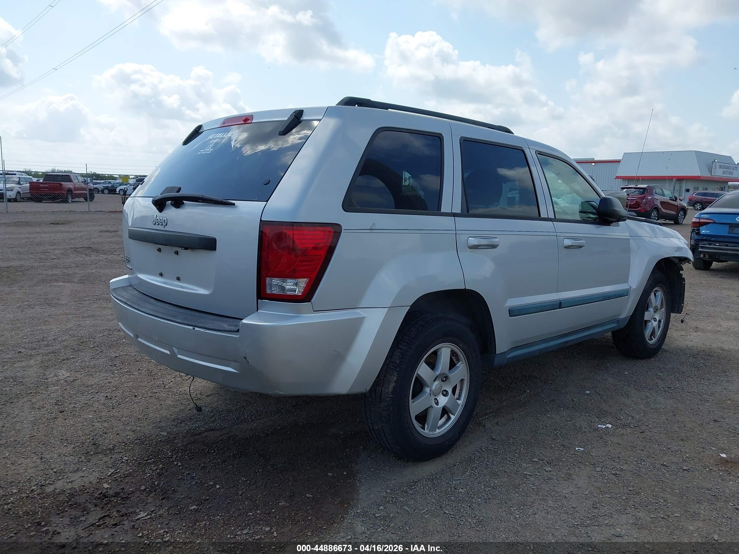 2008 Jeep Grand Cherokee Laredo Gray vin: 1J8GS48K18C162244
