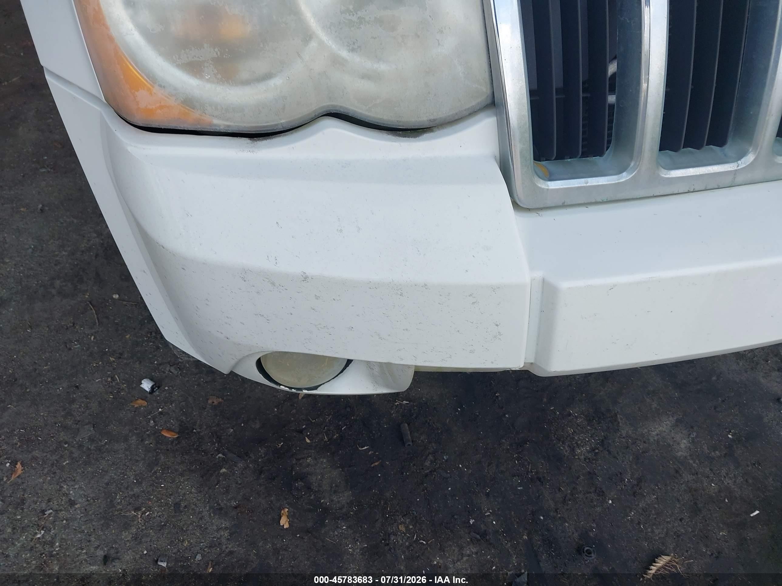 2008 Jeep Grand Cherokee Laredo White vin: 1J8GS48K18C198323