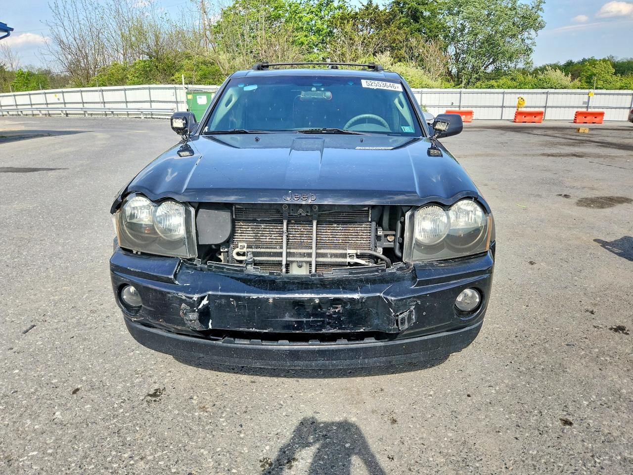 2007 Jeep Grand Cherokee Laredo Черный vin: 1J8GS48K27C516769