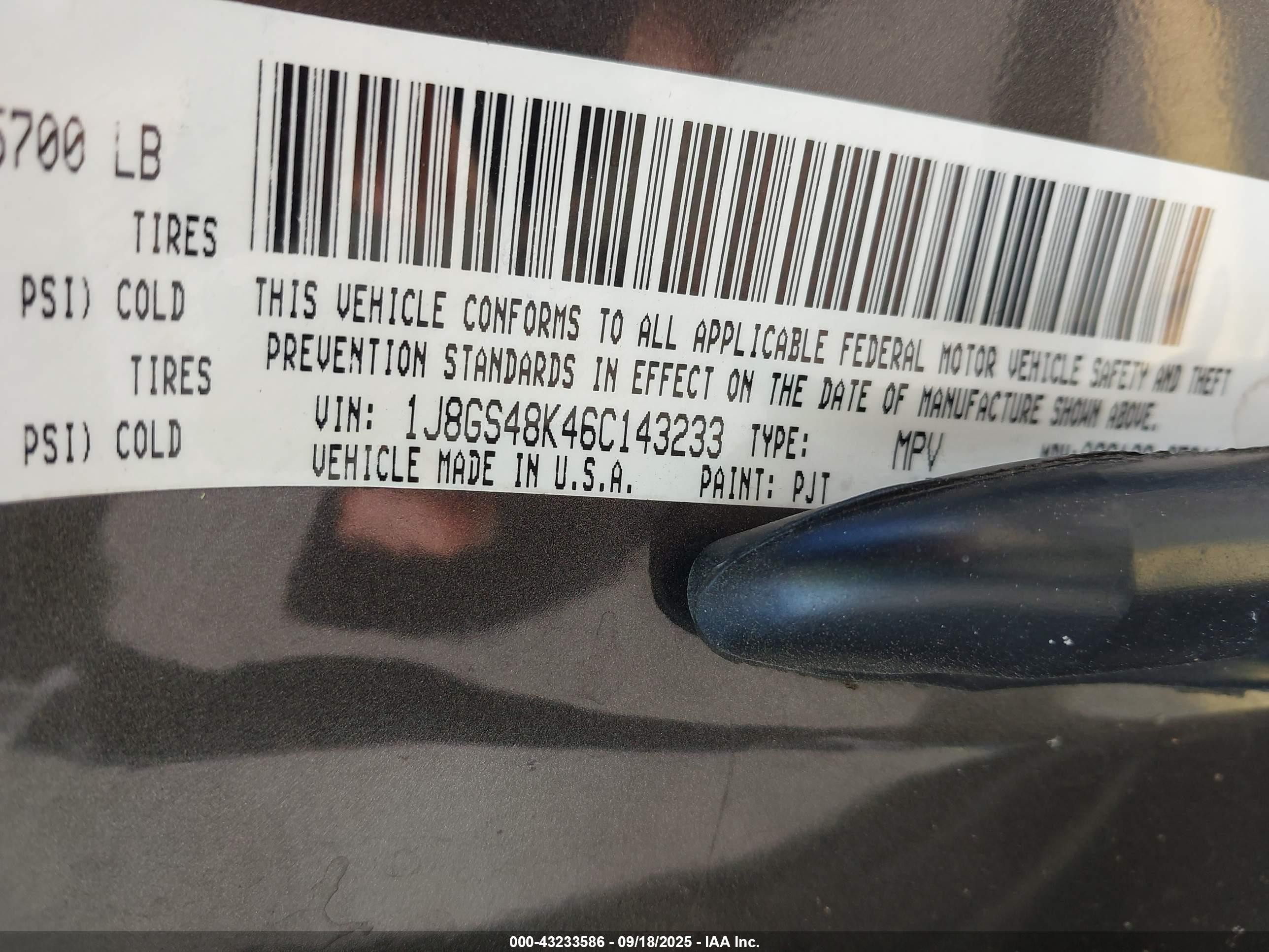 2006 Jeep Grand Cherokee Laredo Серый vin: 1J8GS48K46C143233