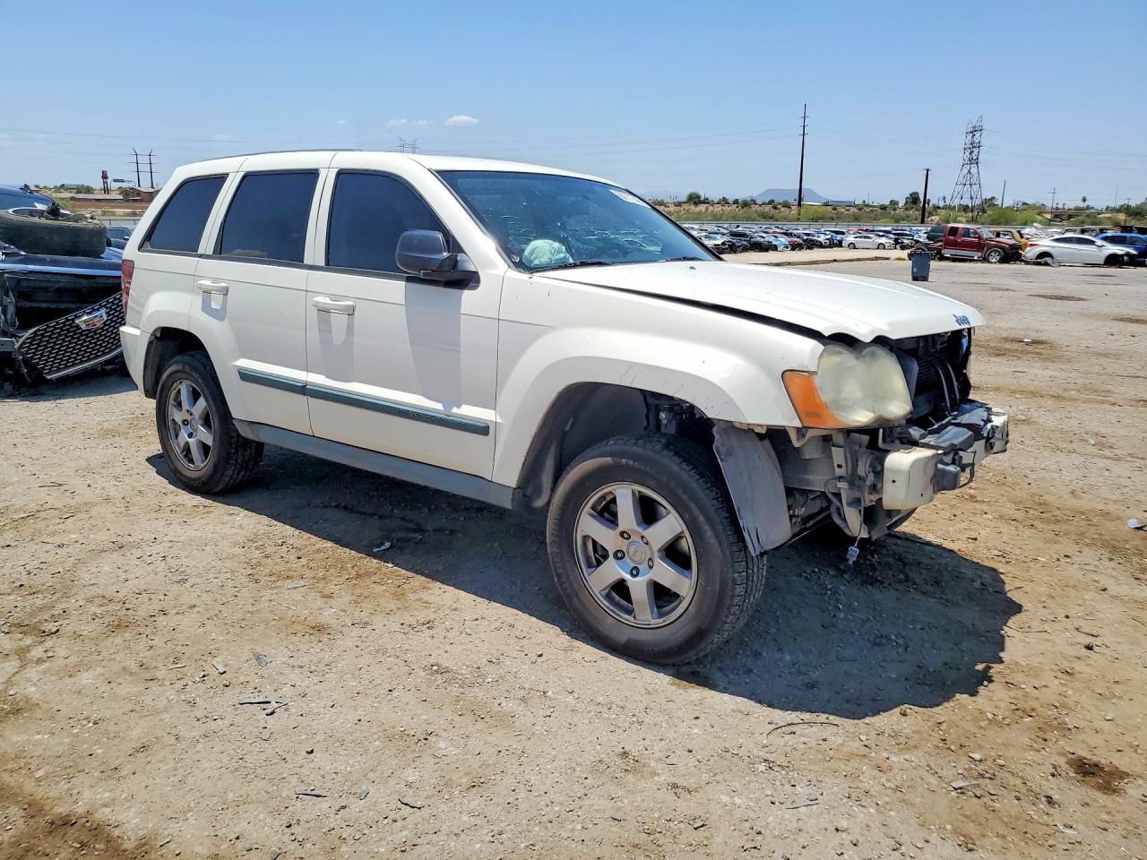 2008 Jeep Grand Cherokee White vin: 1J8GS48K48C194766