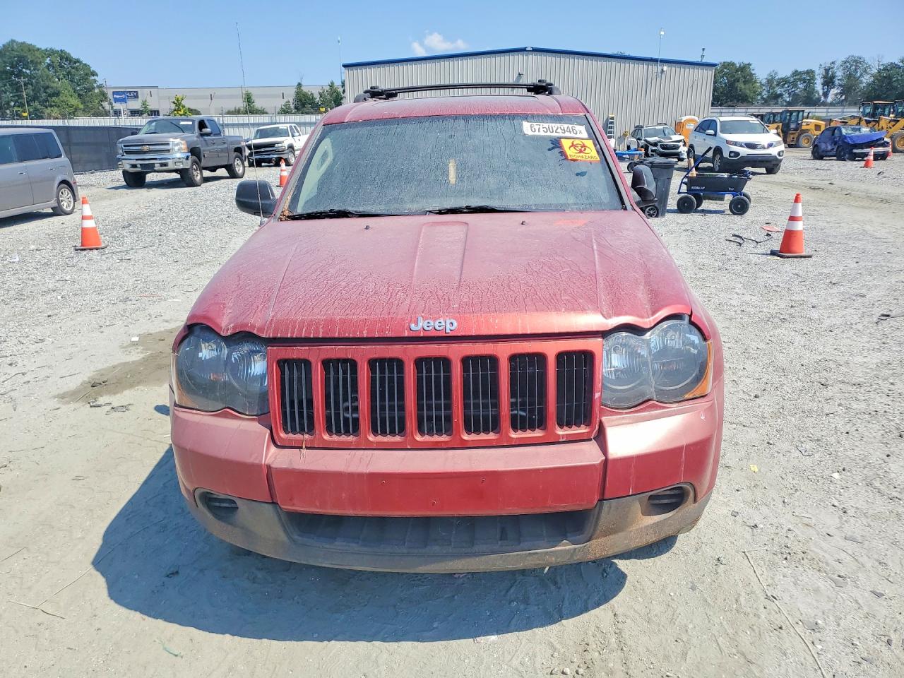 2009 Jeep Grand Cherokee Laredo Red vin: 1J8GS48K49C549940