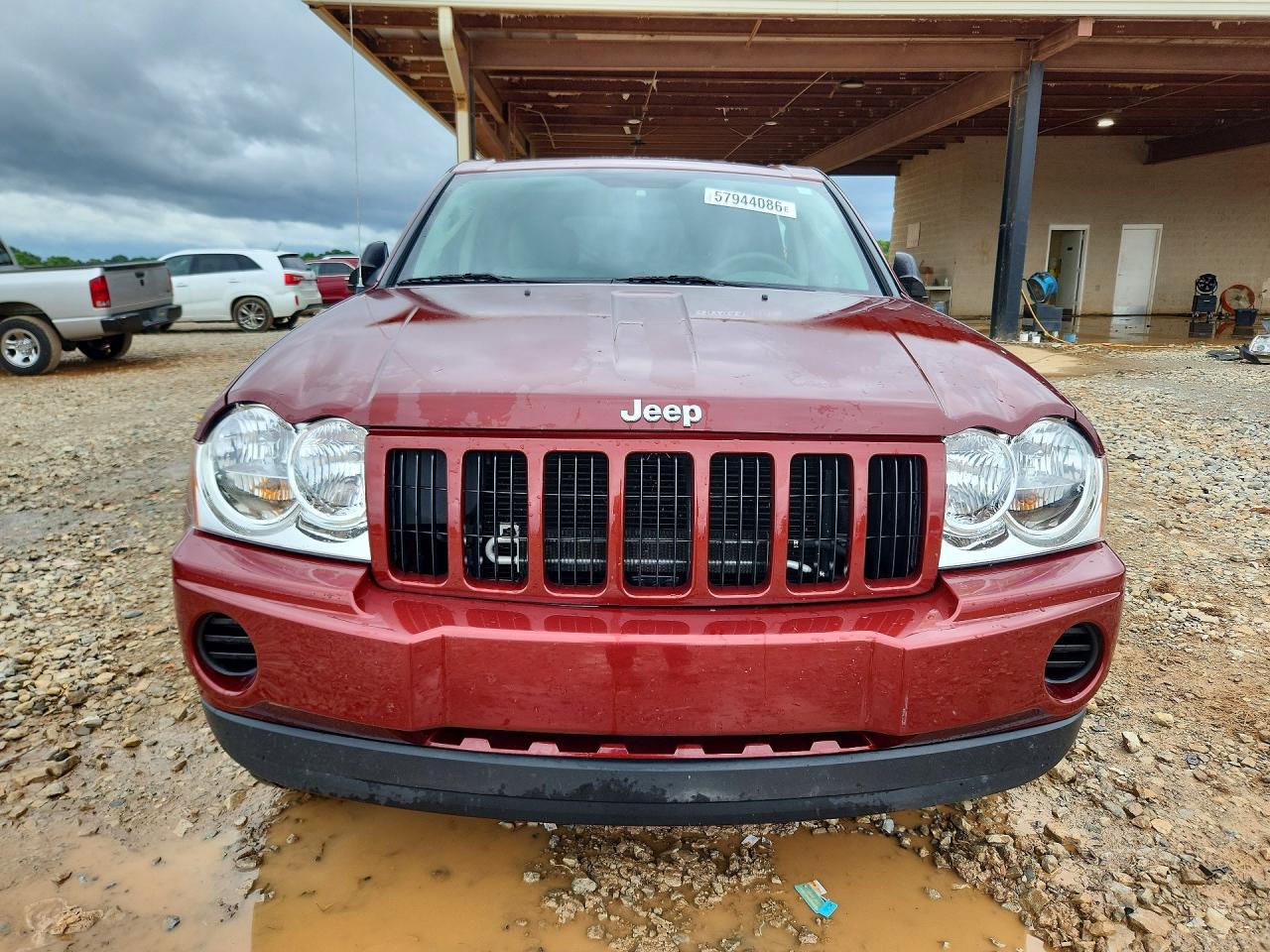 2007 Jeep Grand Cherokee Laredo Red vin: 1J8GS48K57C602481