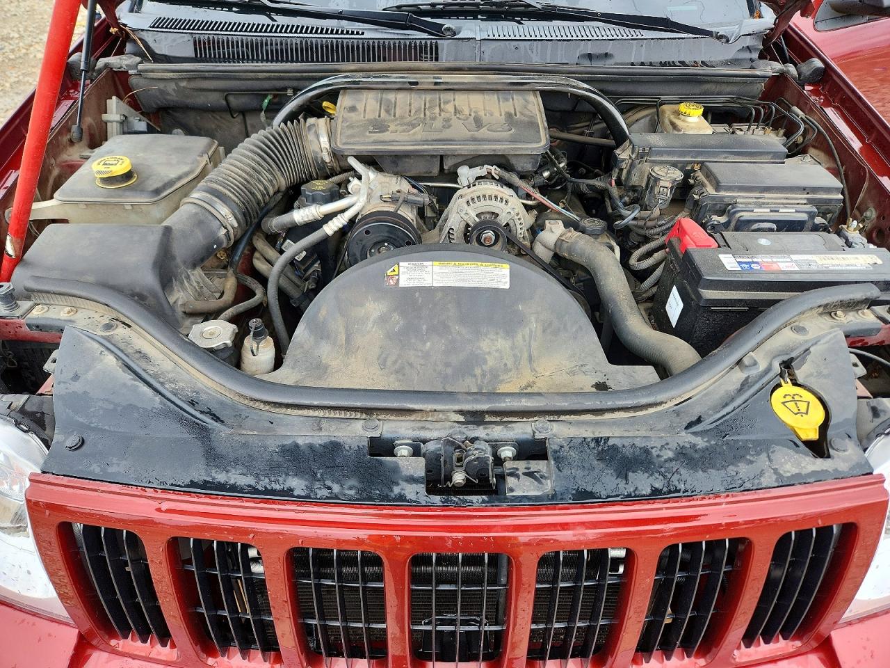 2007 Jeep Grand Cherokee Laredo Red vin: 1J8GS48K57C602481