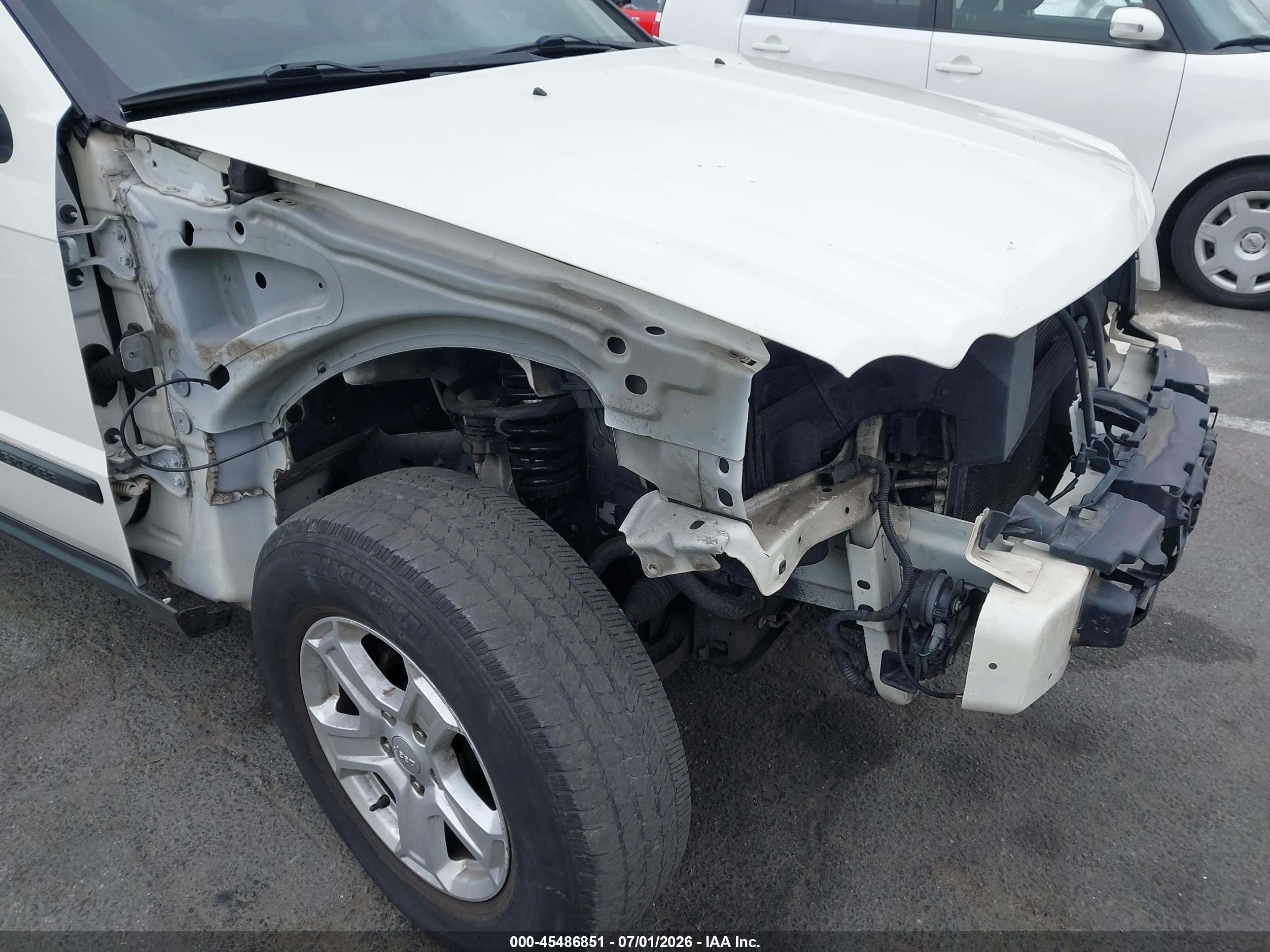 2008 Jeep Grand Cherokee Laredo White vin: 1J8GS48K58C216774