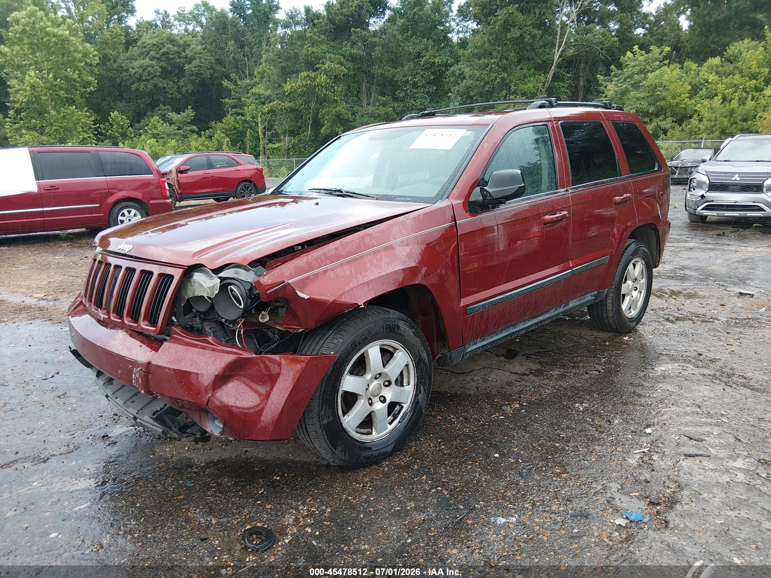 2009 Jeep Grand Cherokee Laredo Maroon vin: 1J8GS48K59C505316