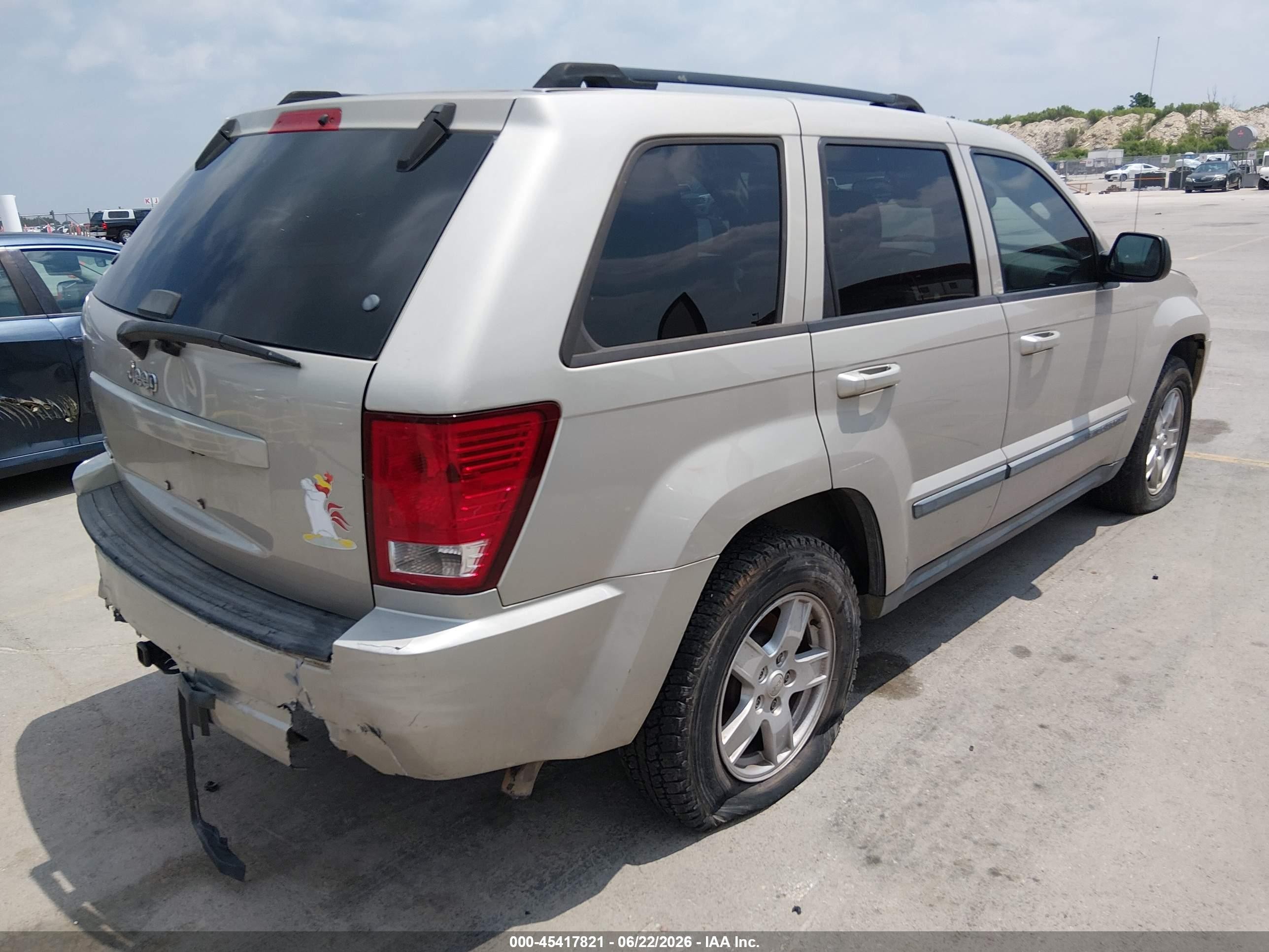 2007 Jeep Grand Cherokee Laredo Tan vin: 1J8GS48K97C507048