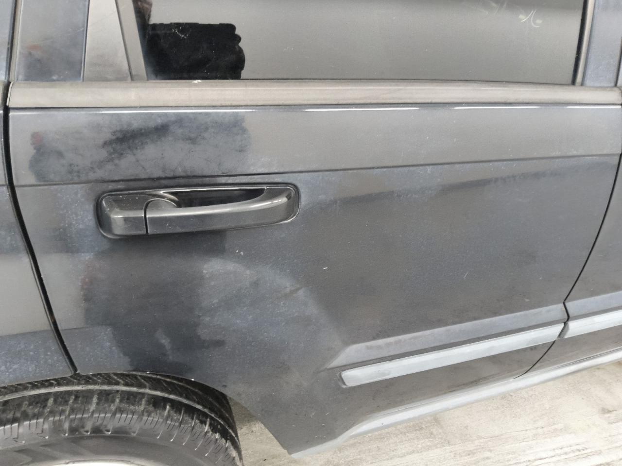 2007 Jeep Grand Cherokee Черный vin: 1J8GS48K97C657693 Damage: Right Rear Door, Previous Repair, Substandard Repair