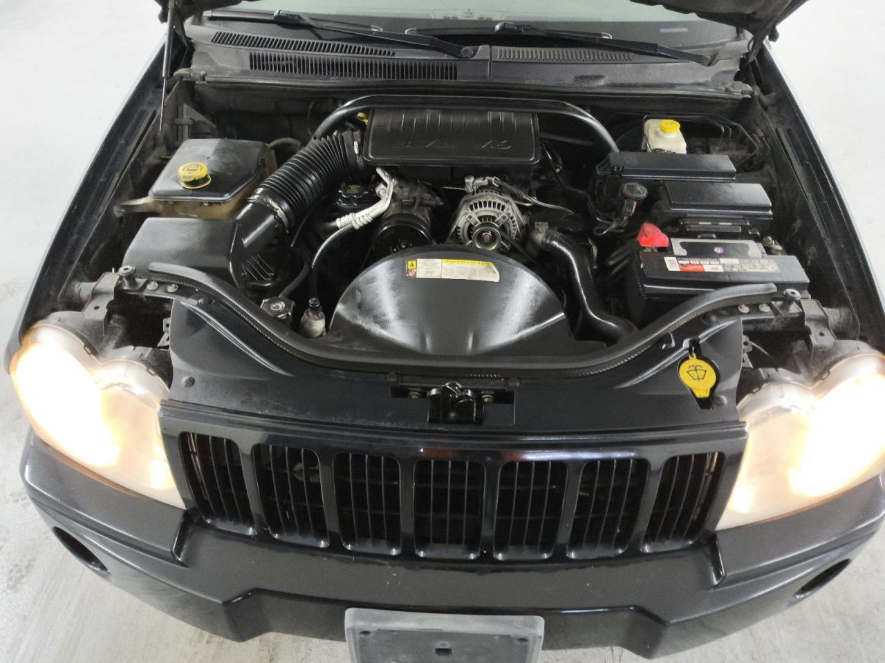 2007 Jeep Grand Cherokee Черный vin: 1J8GS48K97C657693 Damage: Fluid Level Coolant, Low Fluid, Unacceptable