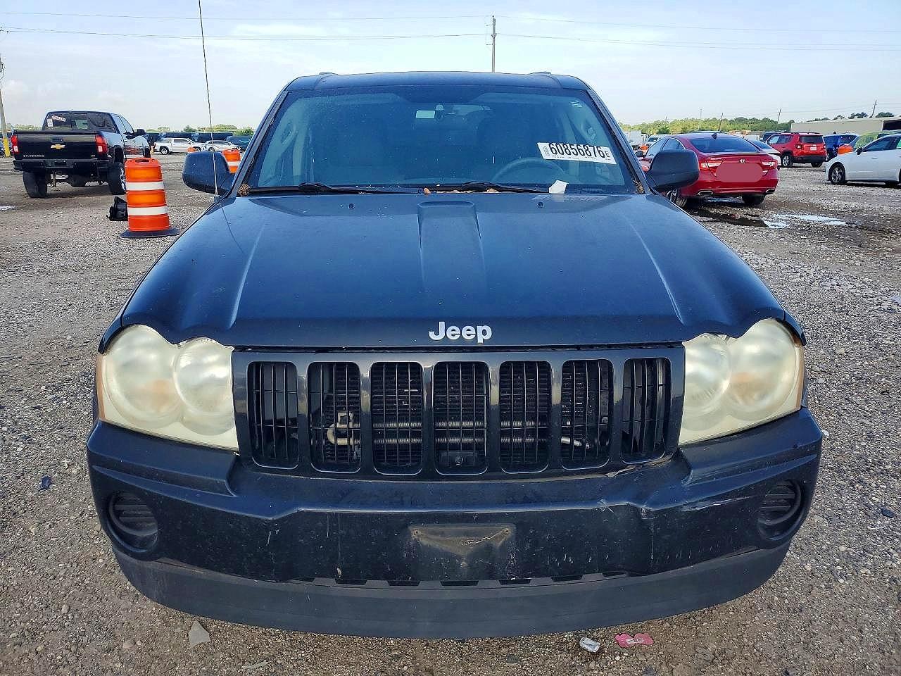 2007 Jeep Grand Cherokee Laredo/columbia/freedom Black vin: 1J8GS48K97C689656
