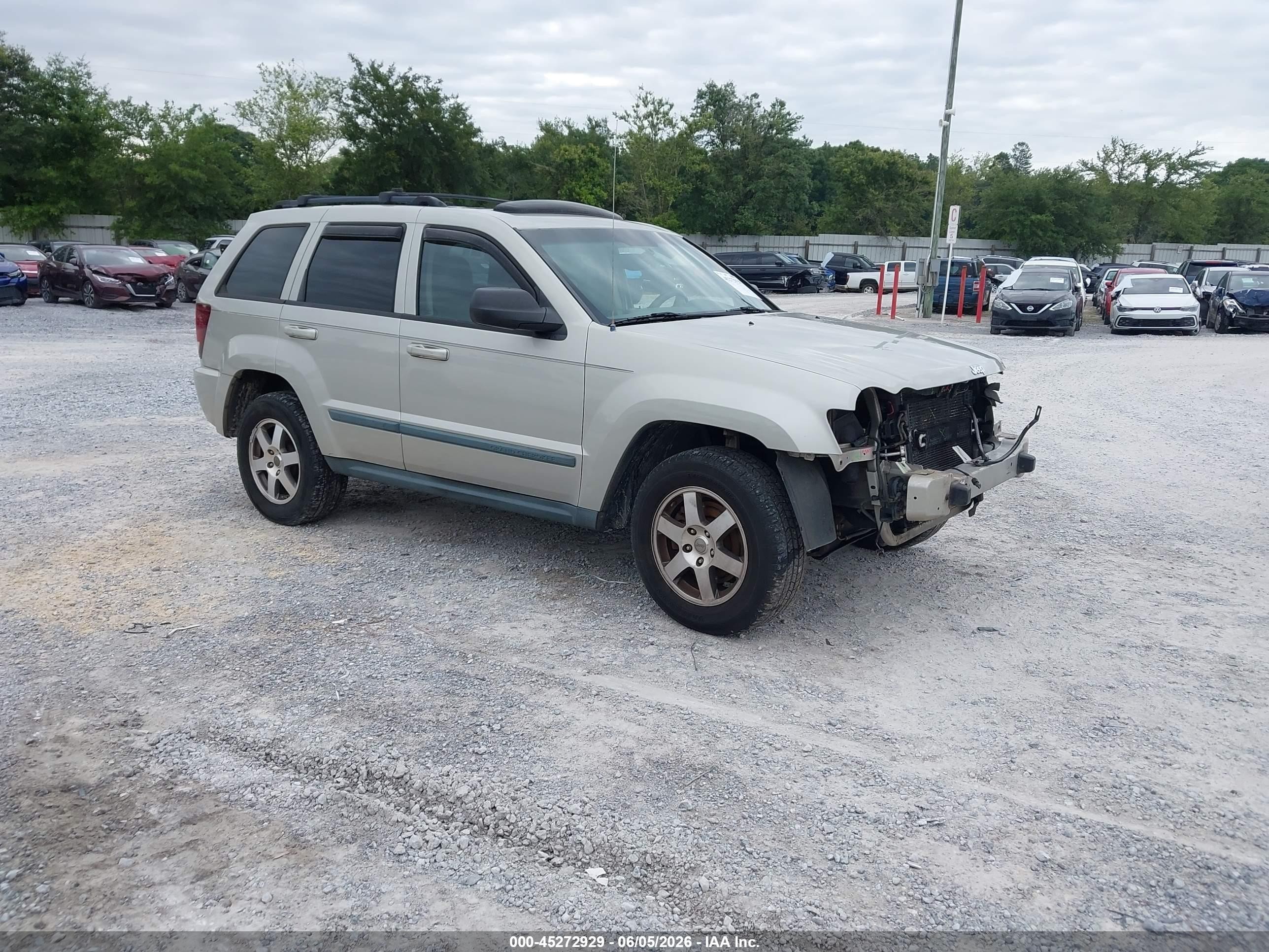 2008 Jeep Grand Cherokee Laredo Champagne vin: 1J8GS48KX8C212235