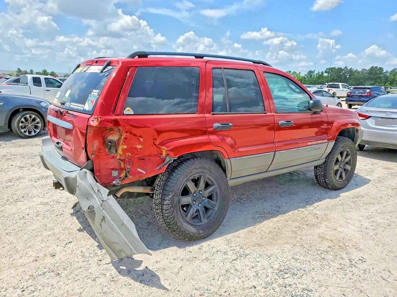 2002 Jeep Grand Cherokee Laredo Red vin: 1J8GW48S72C329587