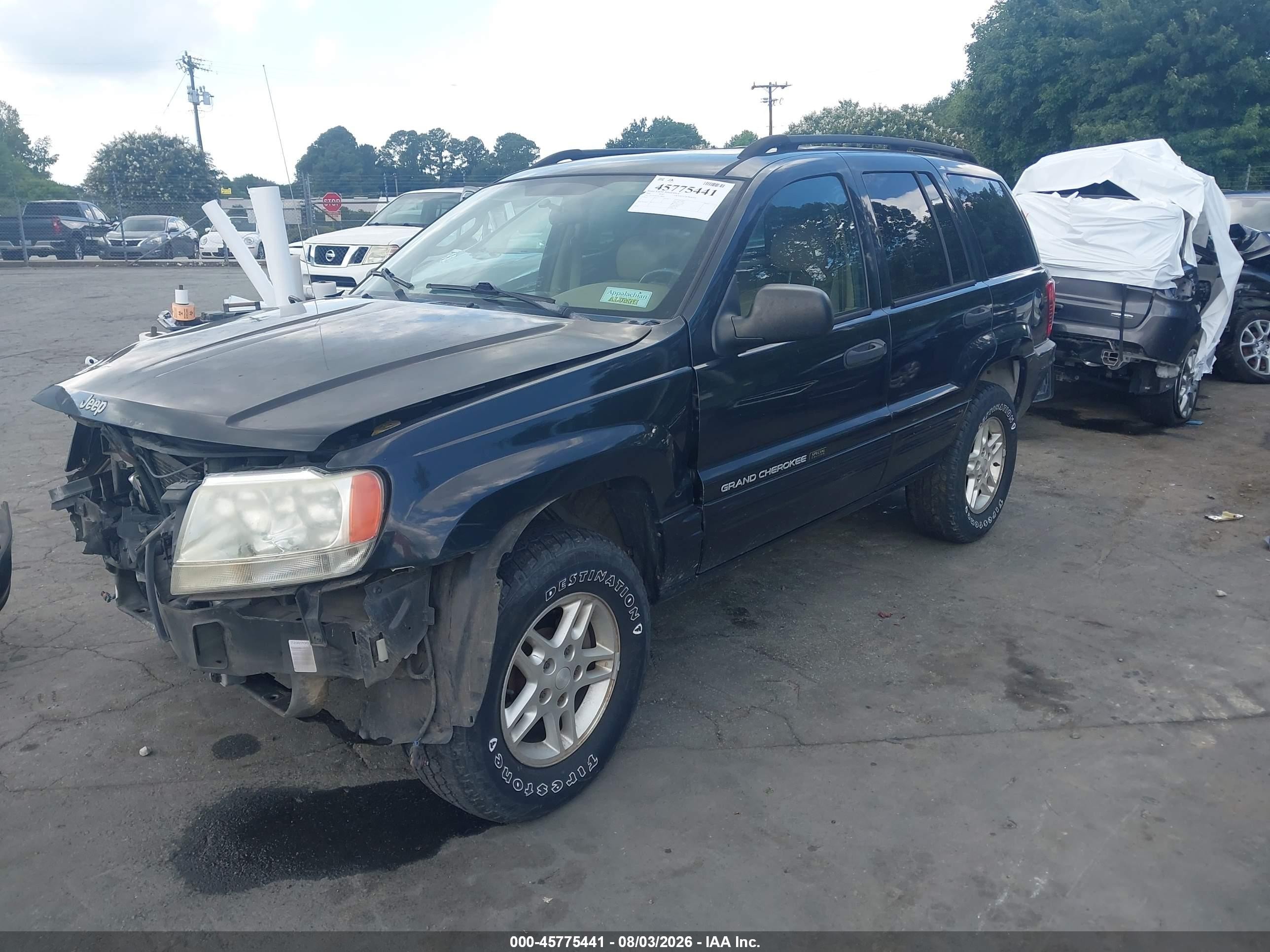 2004 Jeep Grand Cherokee Laredo Blue vin: 1J8GW48S74C248480