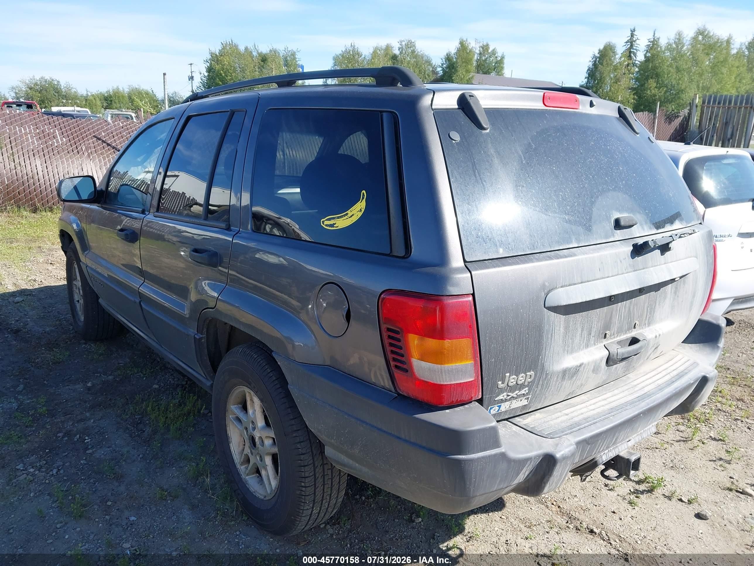 2004 Jeep Grand Cherokee Laredo Gray vin: 1J8GW48SX4C202853
