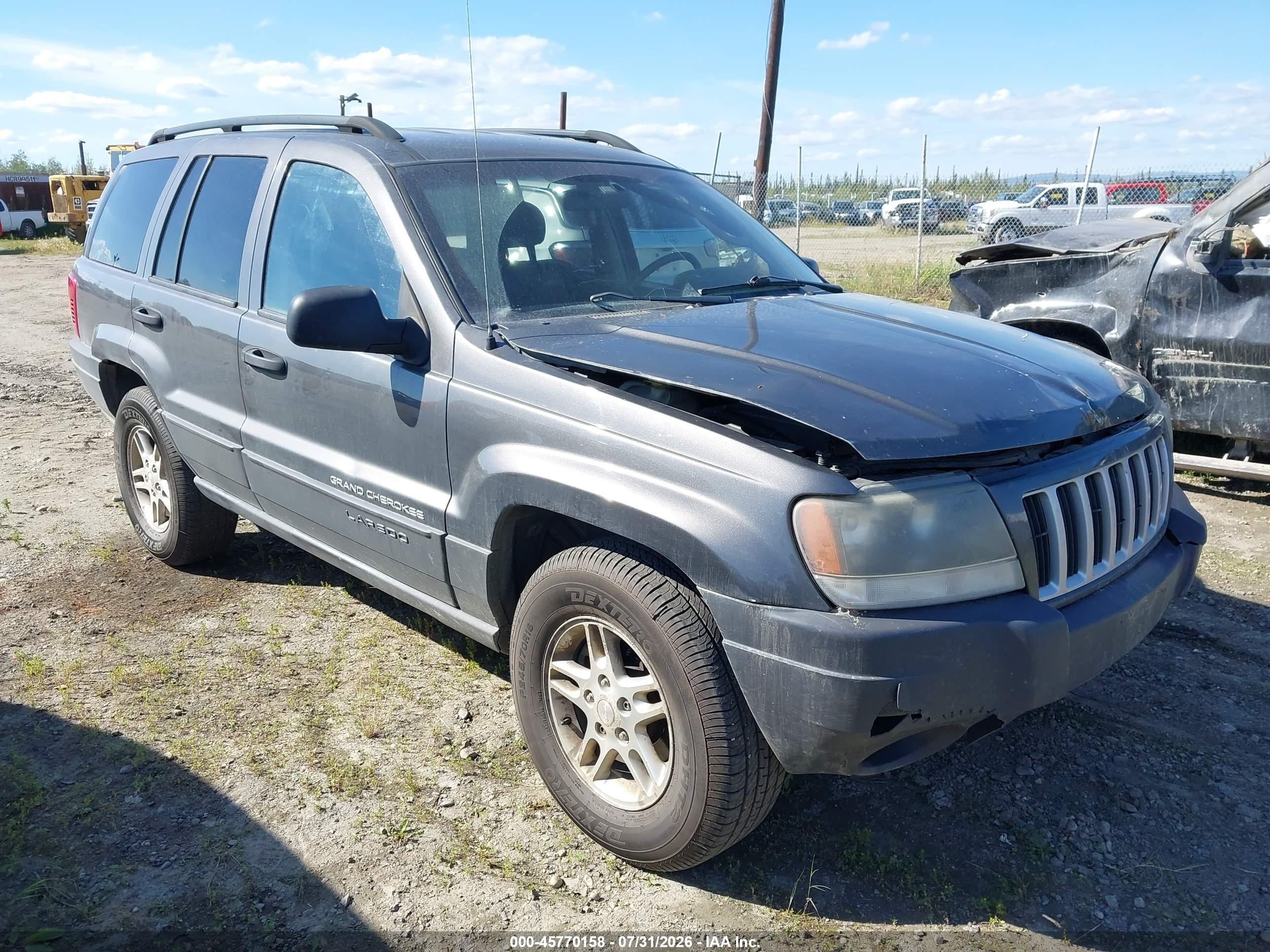 2004 Jeep Grand Cherokee Laredo Gray vin: 1J8GW48SX4C202853