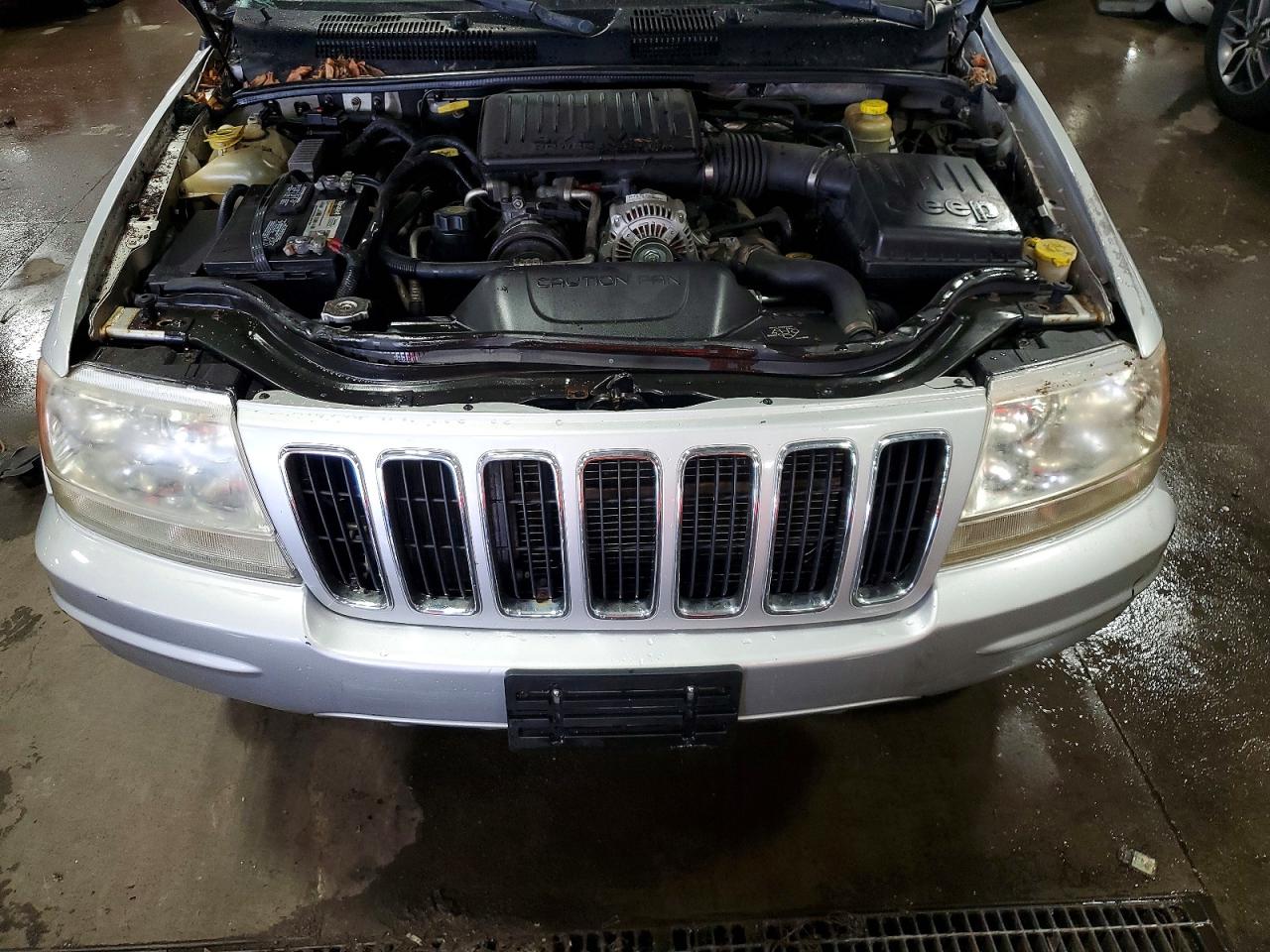 2003 Jeep Grand Cherokee Limited Silver vin: 1J8GW58N13C524635