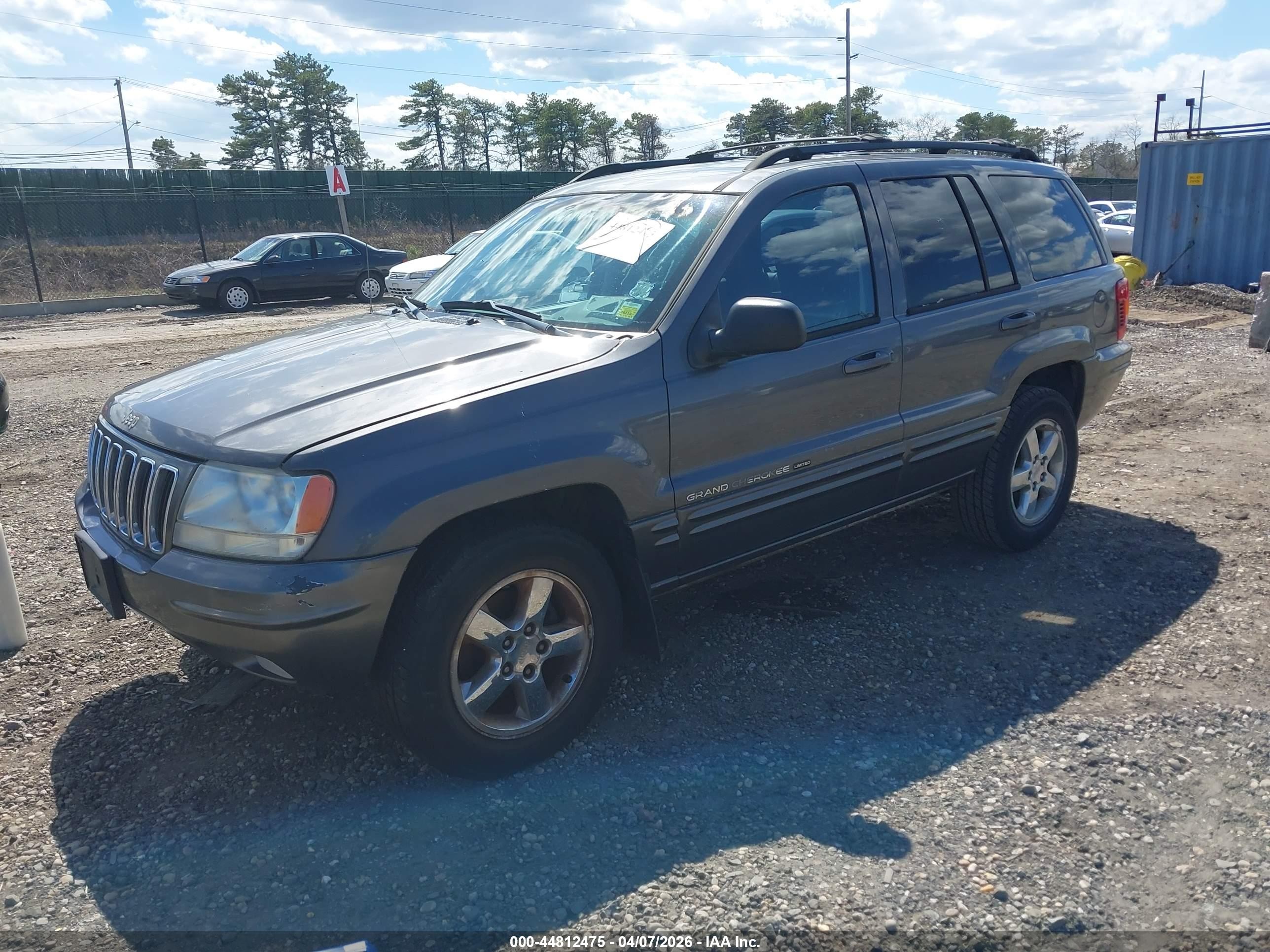 2003 Jeep Grand Cherokee Limited Gray vin: 1J8GW58N83C588445