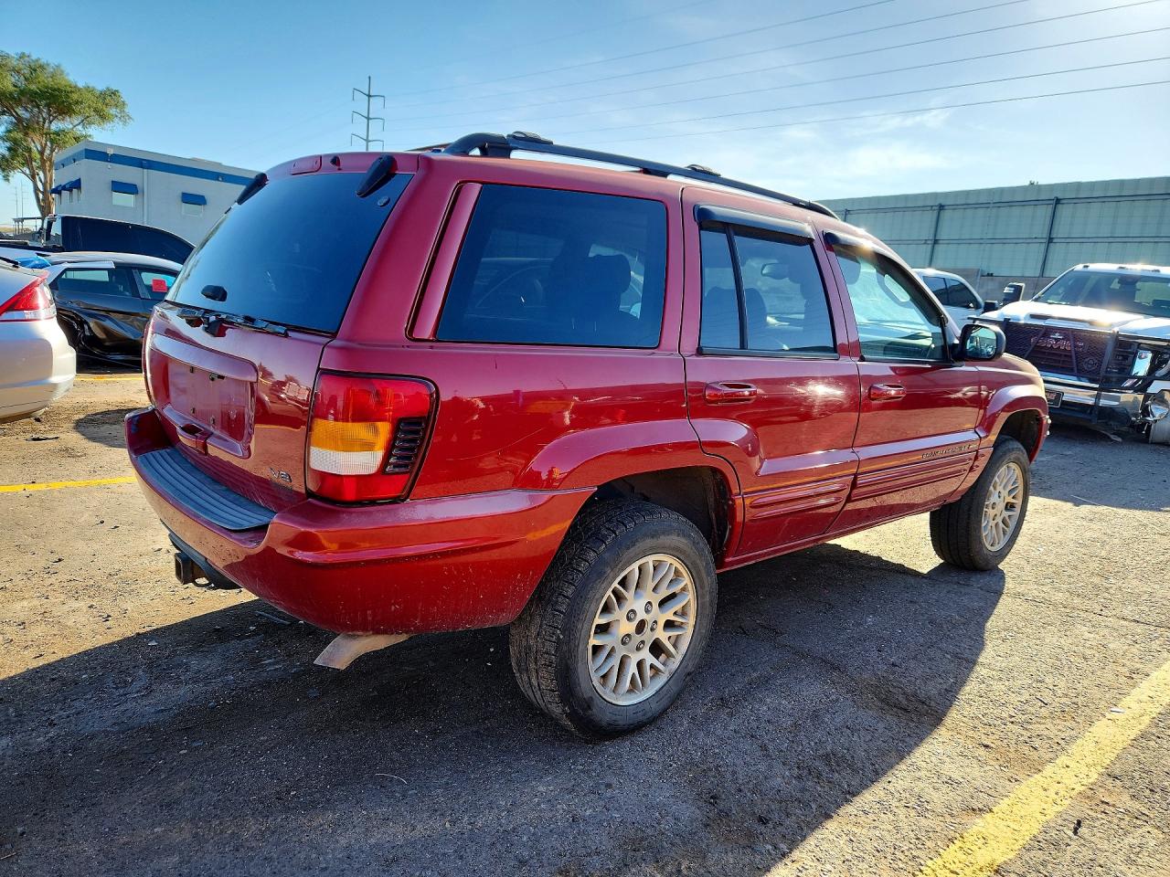 2002 Jeep Grand Cherokee Limited Red vin: 1J8GW58NX2C257879