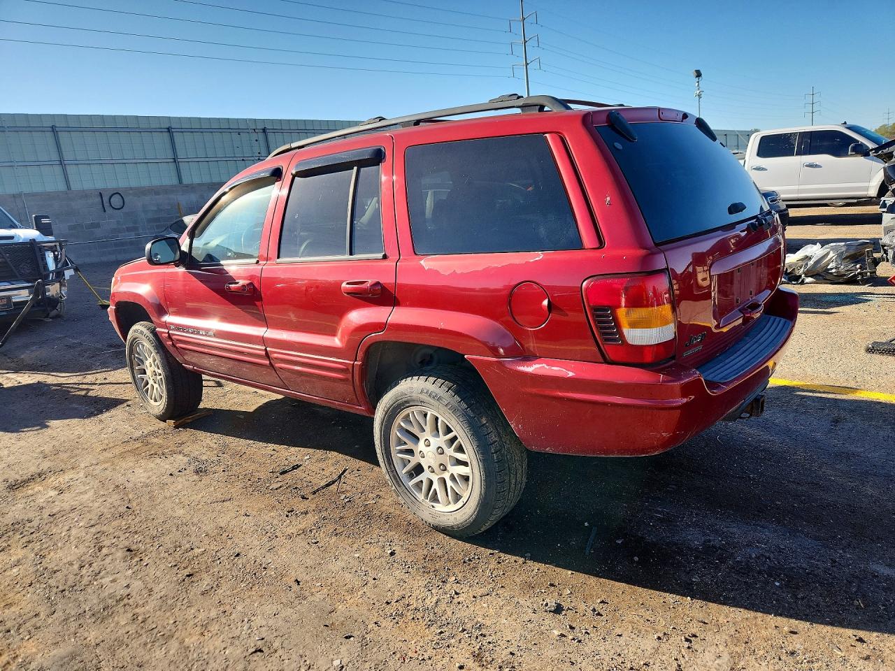 2002 Jeep Grand Cherokee Limited Red vin: 1J8GW58NX2C257879