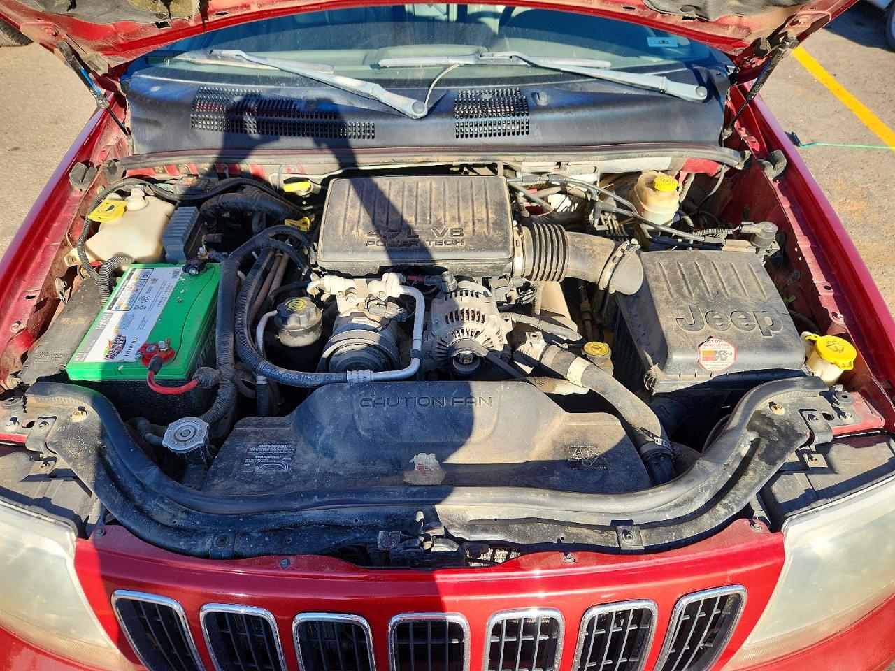 2002 Jeep Grand Cherokee Limited Red vin: 1J8GW58NX2C257879