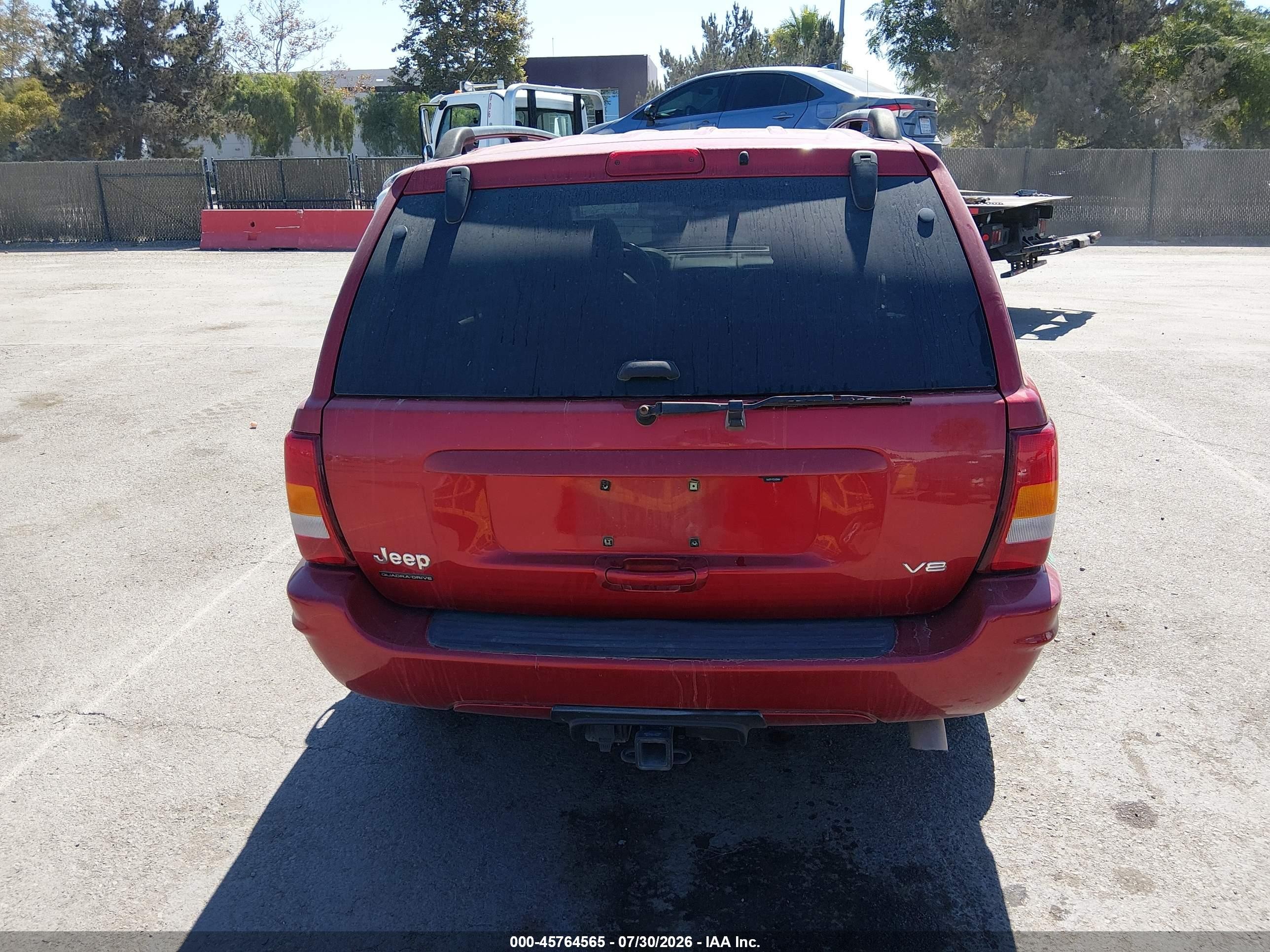 2002 Jeep Grand Cherokee Limited Burgundy vin: 1J8GW58NX2C304568