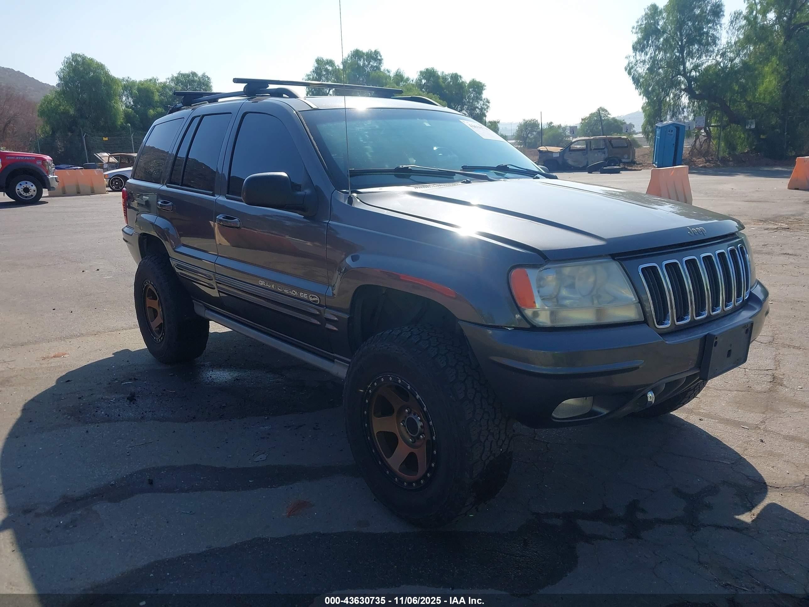 2003 Jeep Grand Cherokee Overland Gray vin: 1J8GW68J13C545620