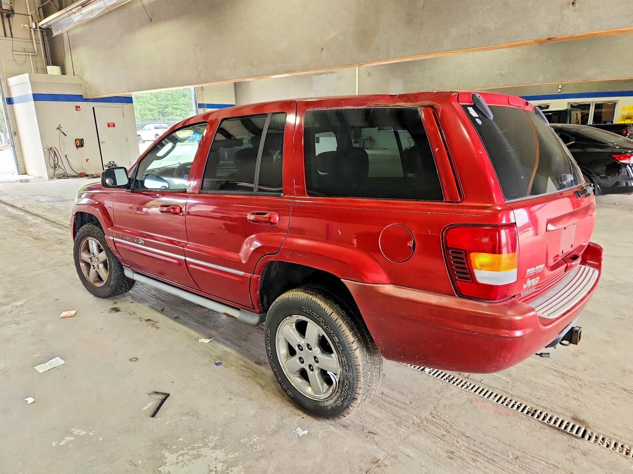 2004 Jeep Grand Cherokee Overland Burgundy vin: 1J8GW68J44C170792