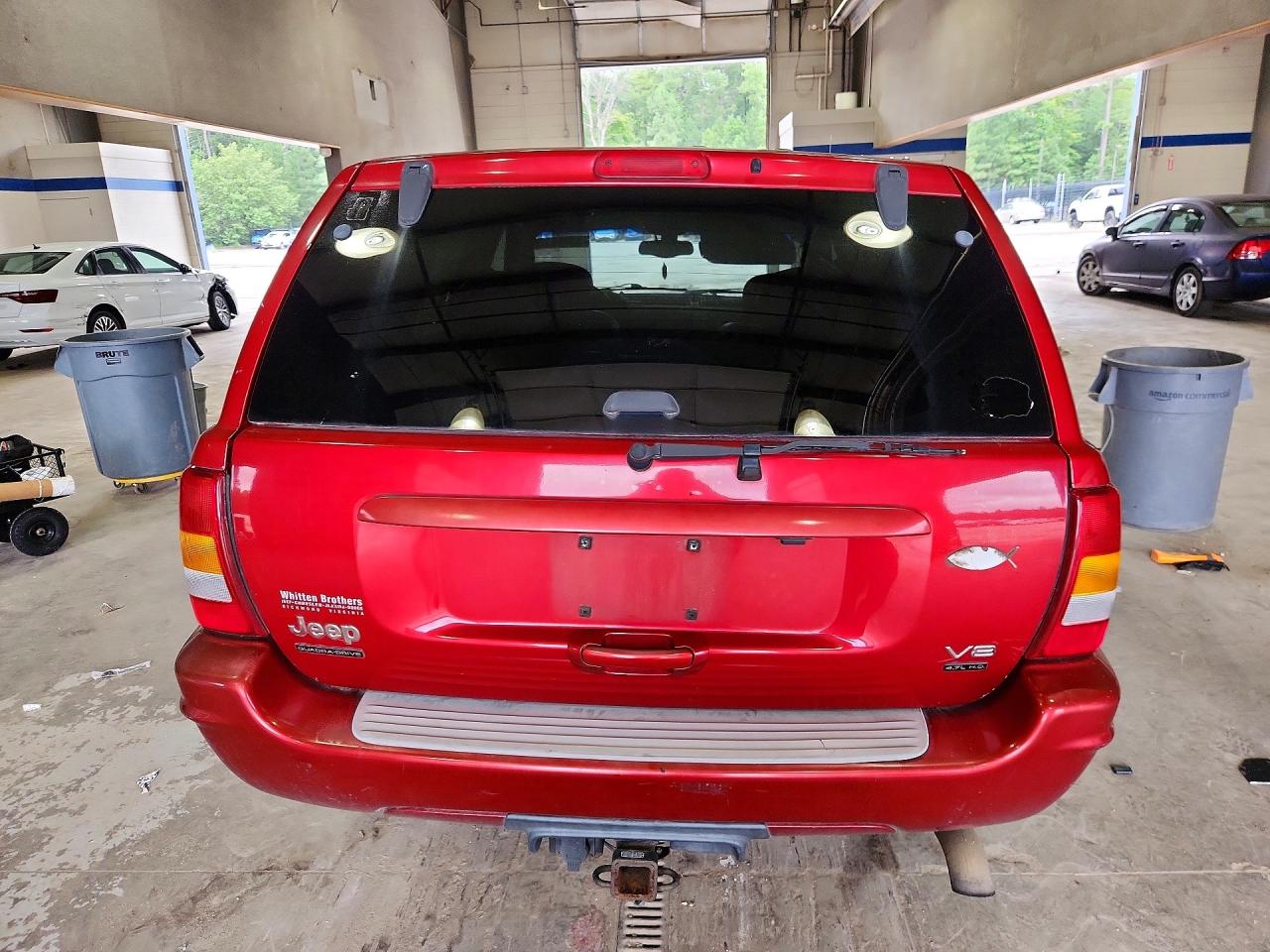 2004 Jeep Grand Cherokee Overland Burgundy vin: 1J8GW68J44C170792