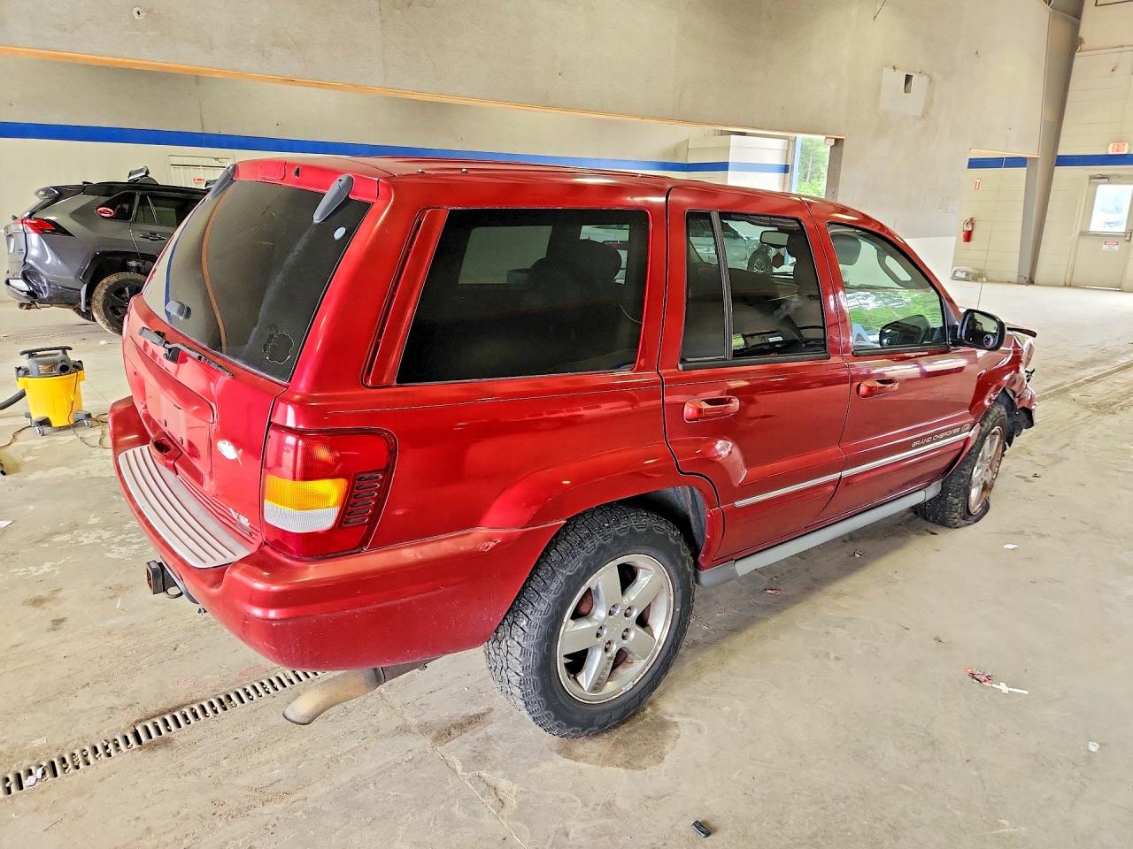 2004 Jeep Grand Cherokee Overland Burgundy vin: 1J8GW68J44C170792