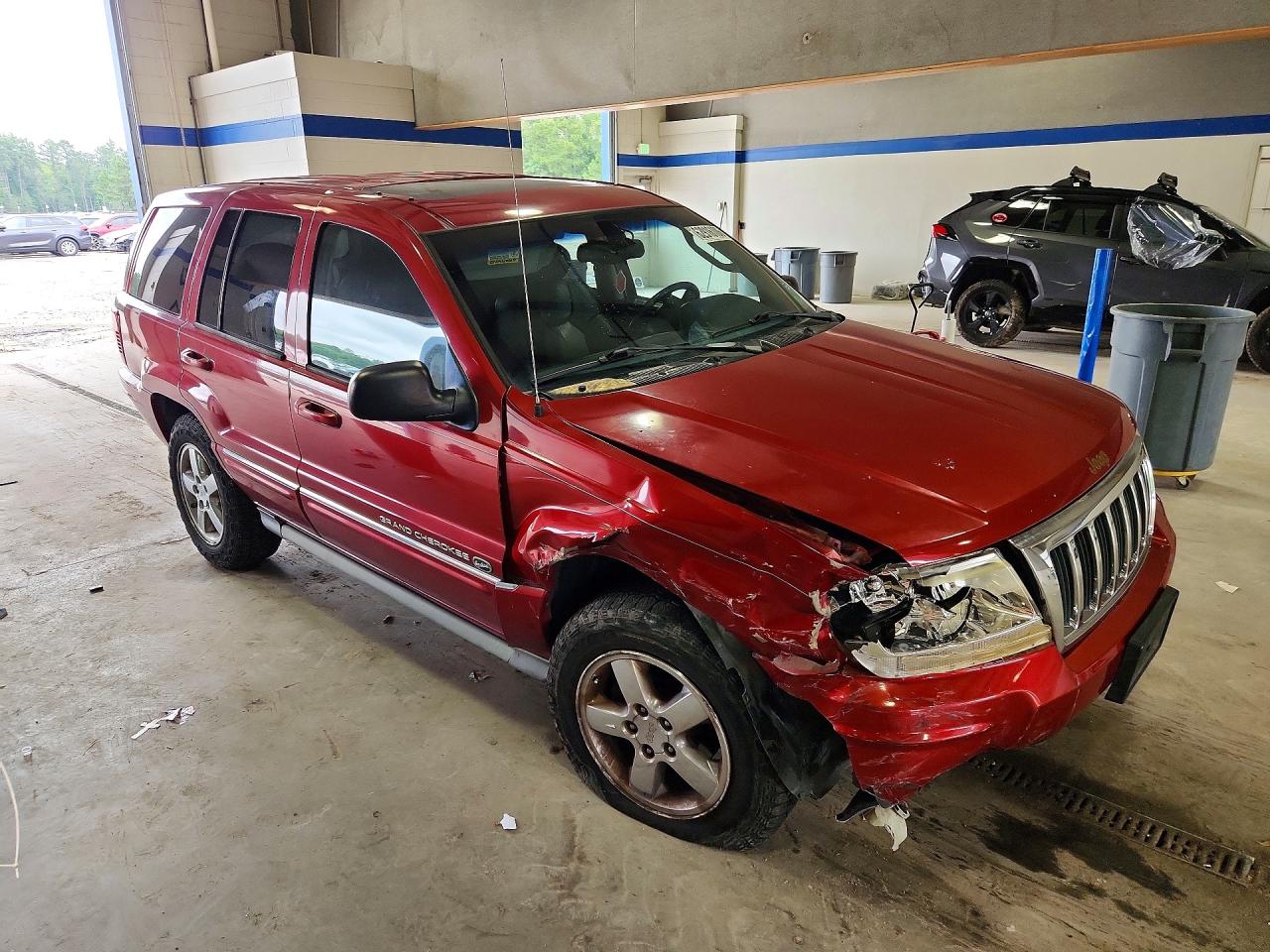 2004 Jeep Grand Cherokee Overland Burgundy vin: 1J8GW68J44C170792