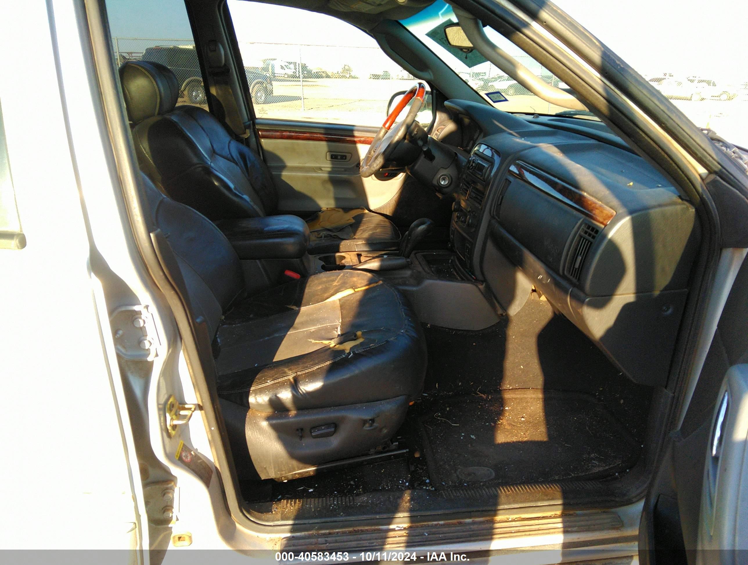 Precio e Historial 2004 Jeep Grand Cherokee Overland 4.7l V-8