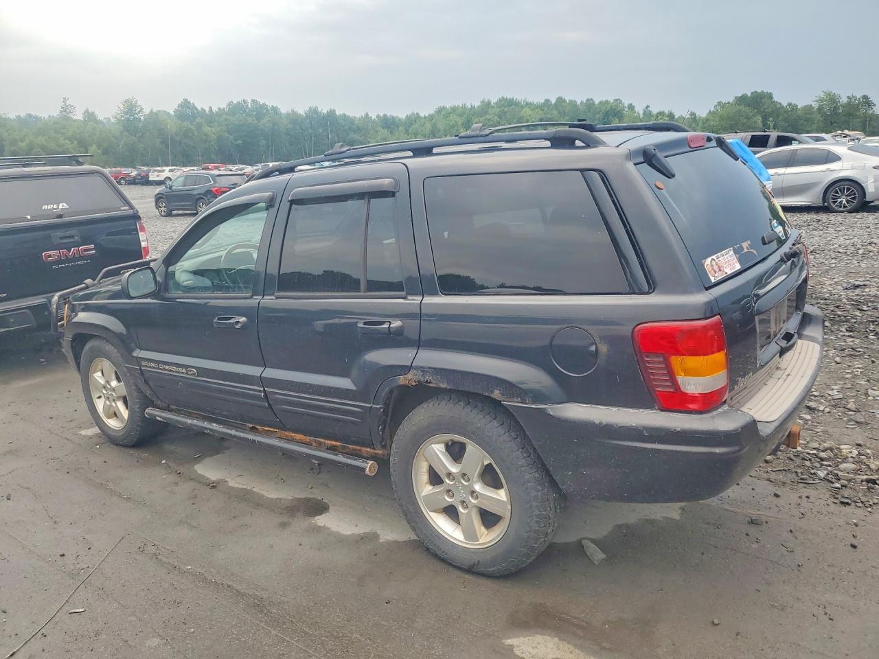 2003 Jeep Grand Cherokee Overland Black vin: 1J8GW68J53C555955