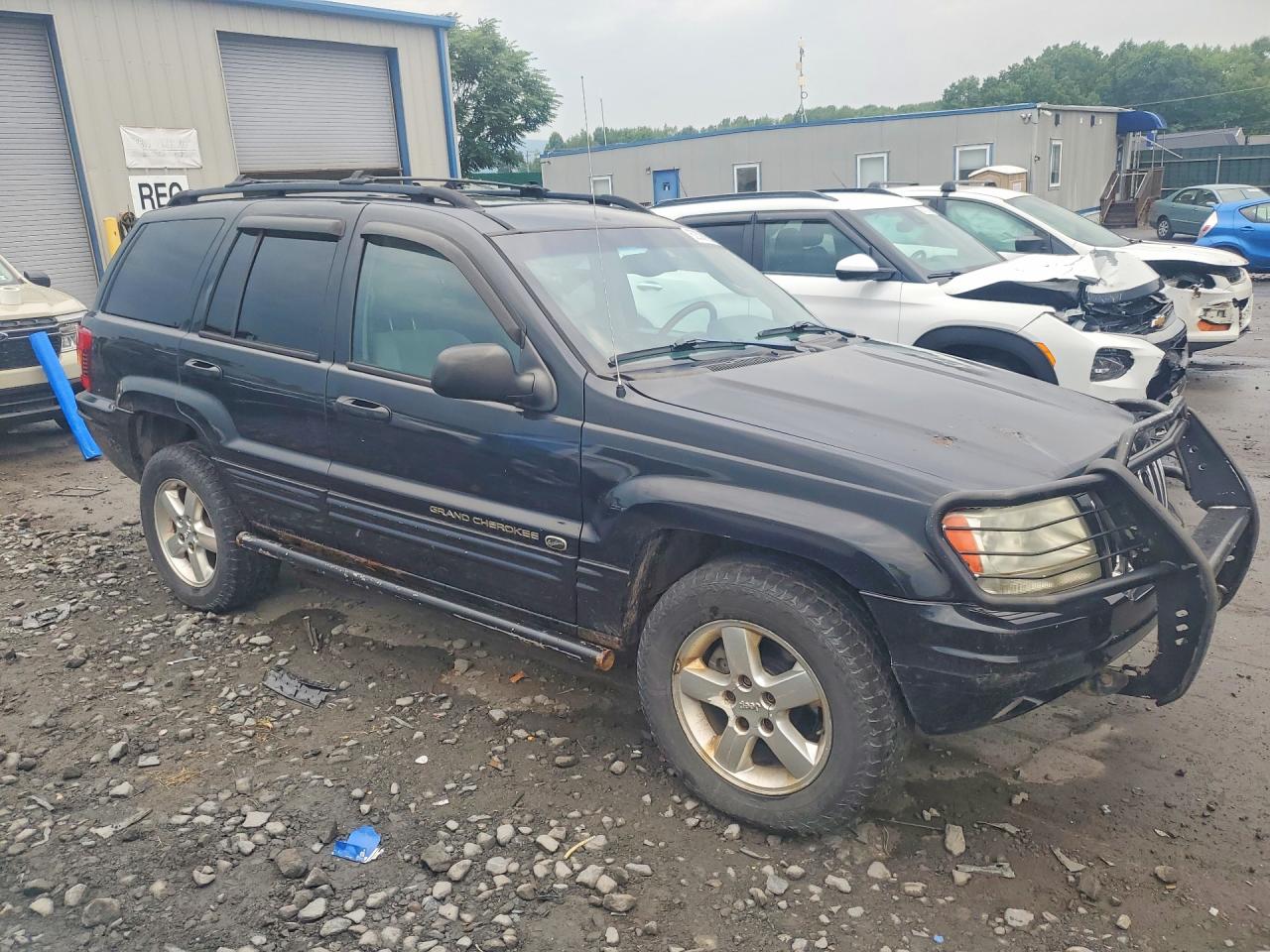 2003 Jeep Grand Cherokee Overland Black vin: 1J8GW68J53C555955
