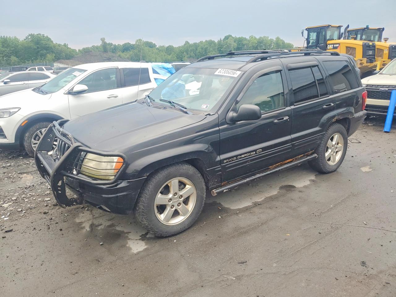 2003 Jeep Grand Cherokee Overland Black vin: 1J8GW68J53C555955