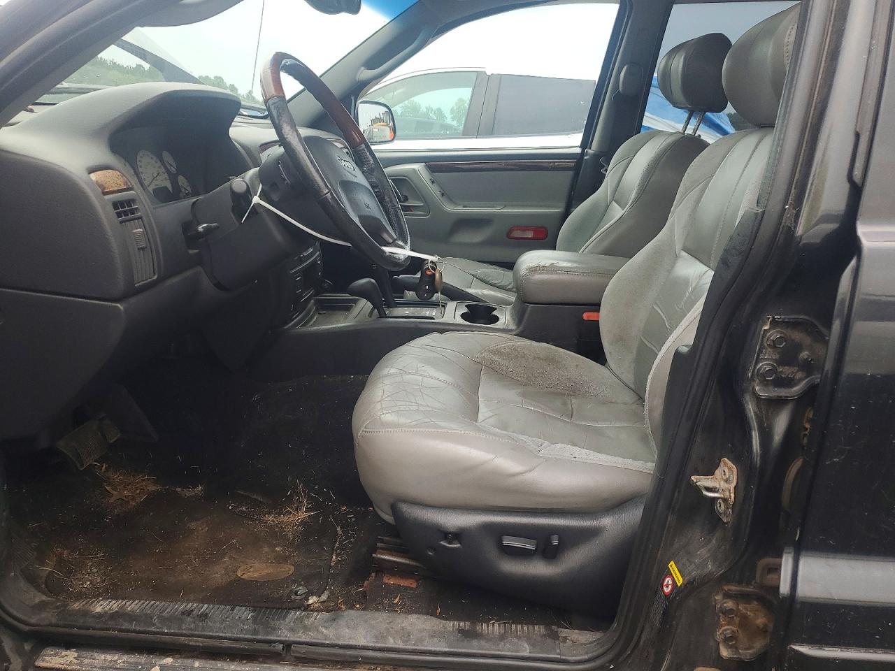 2003 Jeep Grand Cherokee Overland Black vin: 1J8GW68J53C555955