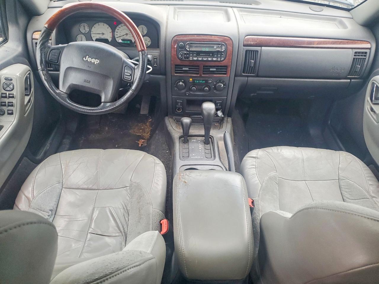 2003 Jeep Grand Cherokee Overland Black vin: 1J8GW68J53C555955