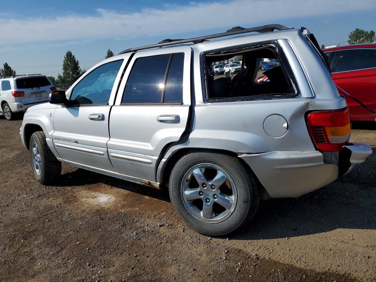 2004 Jeep Grand Cherokee Overland Silver vin: 1J8GW68J54C264342