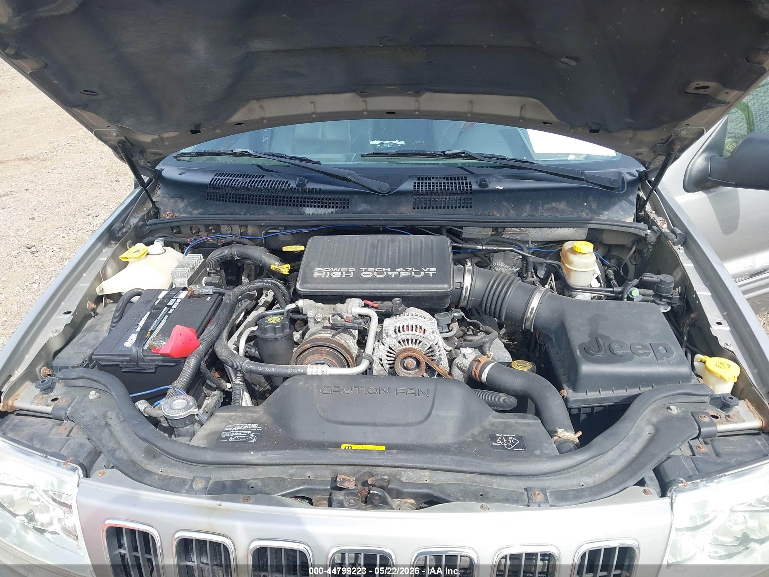 2002 Jeep Grand Cherokee Overland Silver vin: 1J8GW68JX2C152147