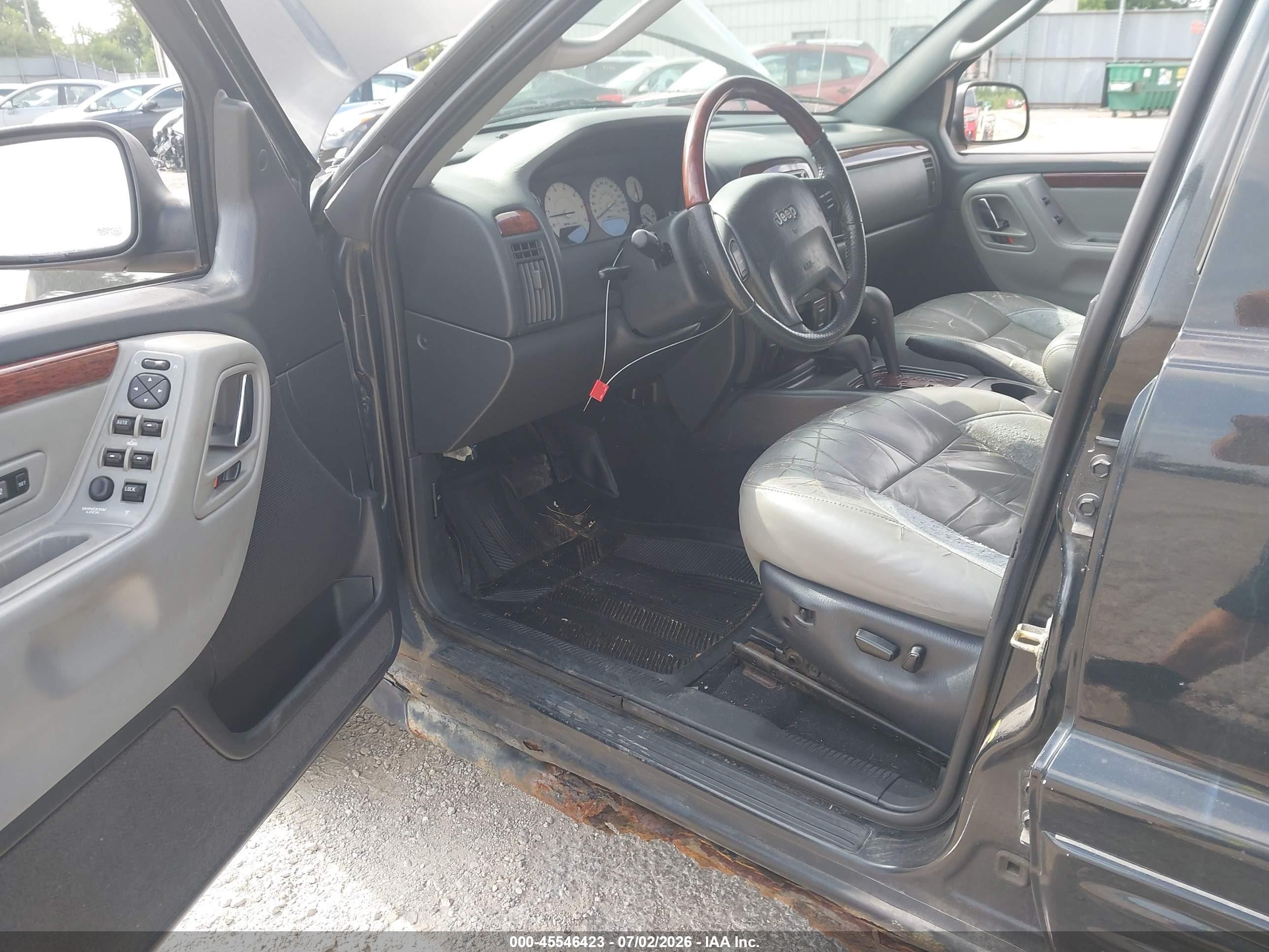 2003 Jeep Grand Cherokee Overland Черный vin: 1J8GW68JX3C577501