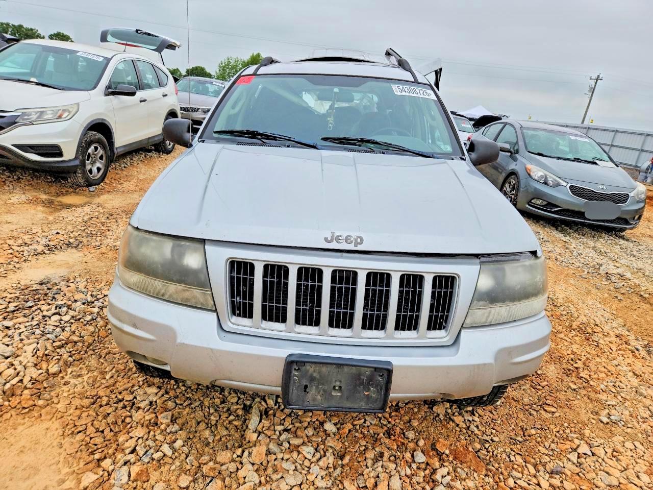 2004 Jeep Grand Cherokee Laredo Серебряный vin: 1J8GX48S54C143093