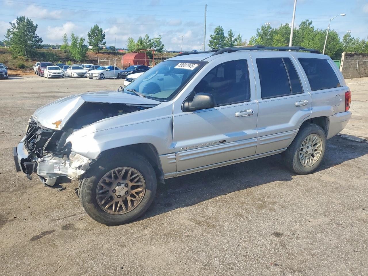 2004 Jeep Grand Cherokee Limited Серебряный vin: 1J8GX58S04C144089