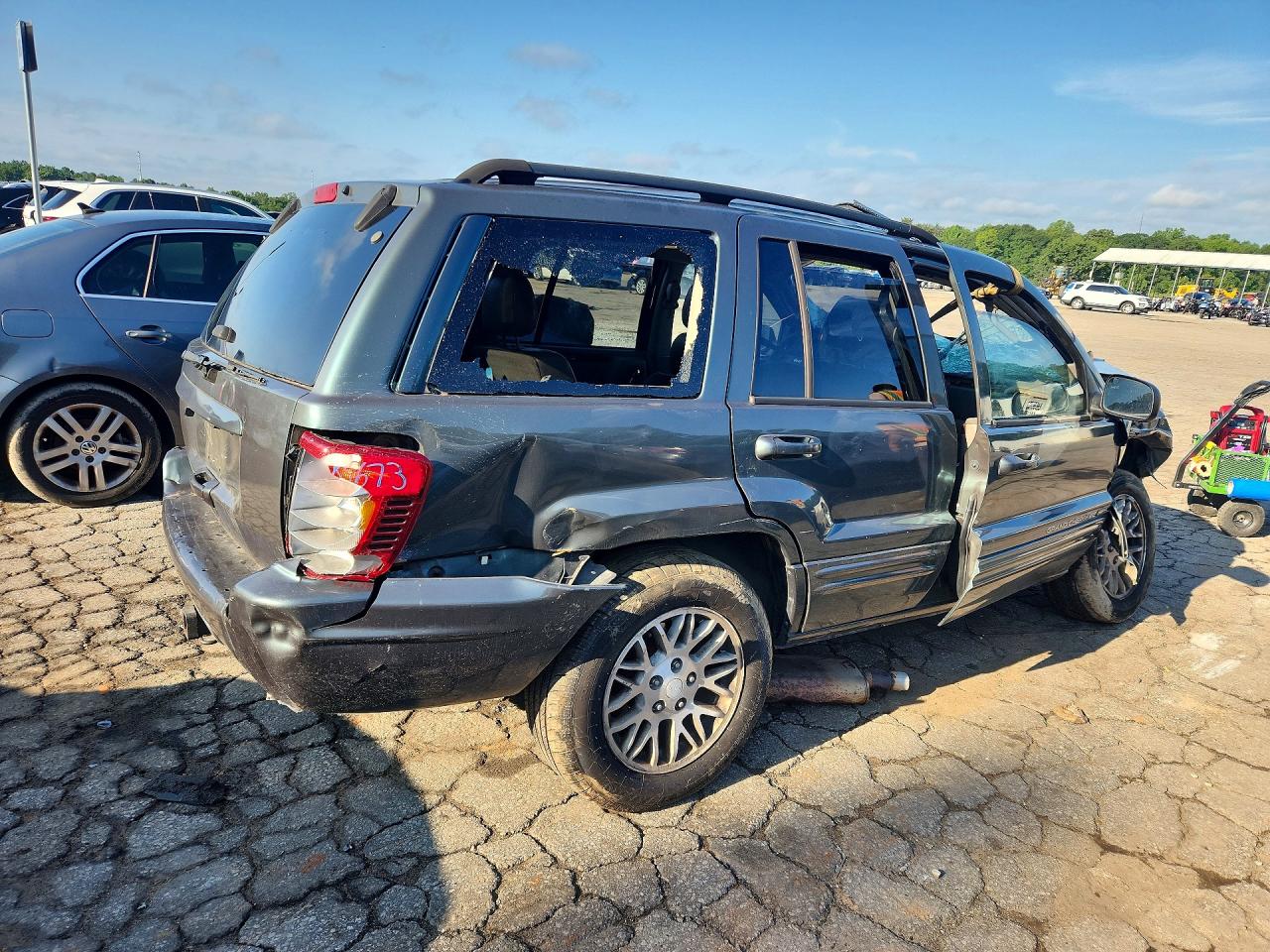2004 Jeep Grand Cherokee Limited Gray vin: 1J8GX58S44C277485