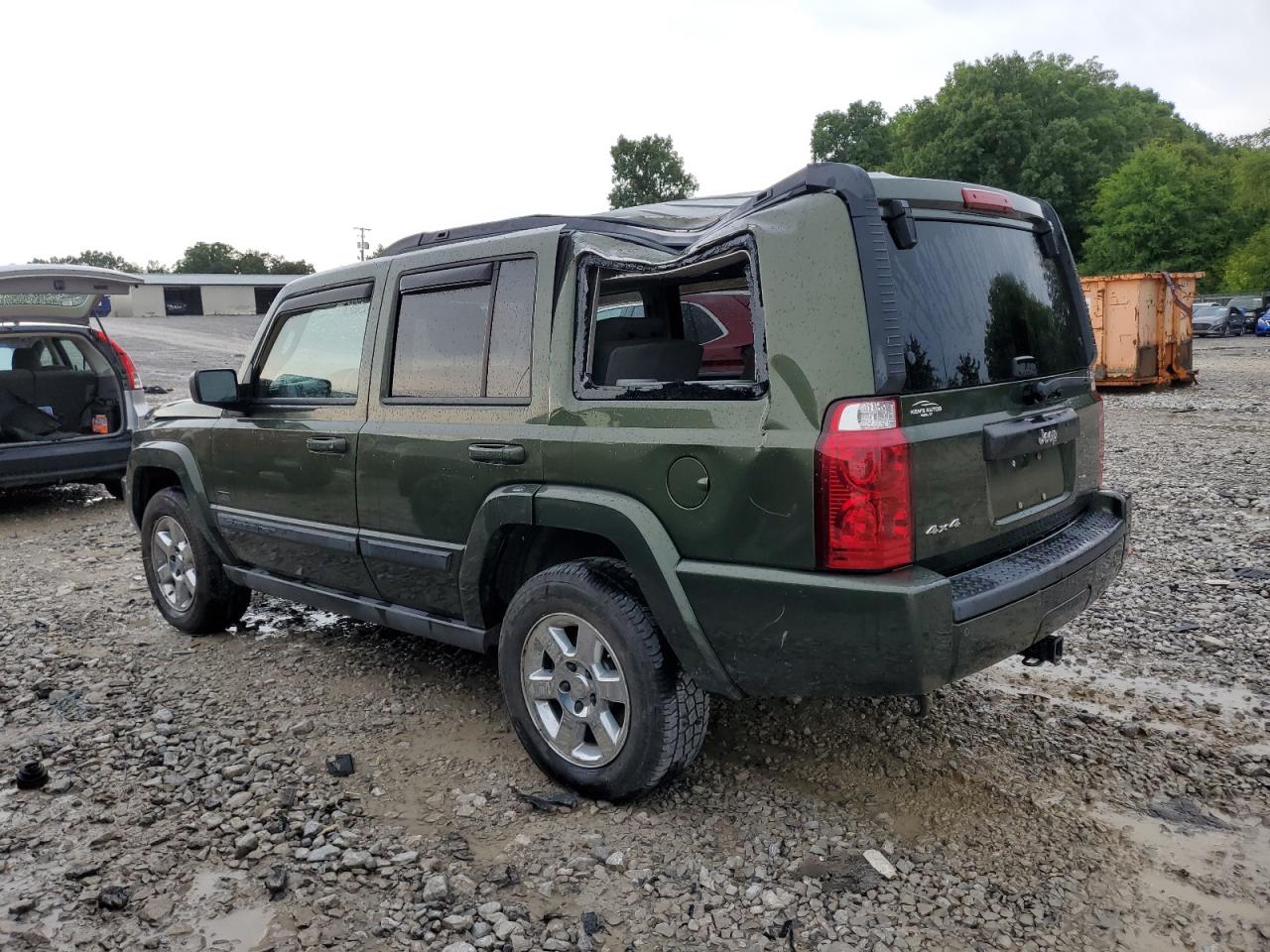 2007 Jeep Commander Green vin: 1J8HG48K07C621266